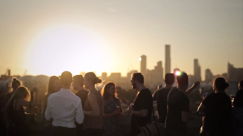 Rooftop Studio and Venue for Hire with Melbourne City Skyline - Photography Studio Melbourne