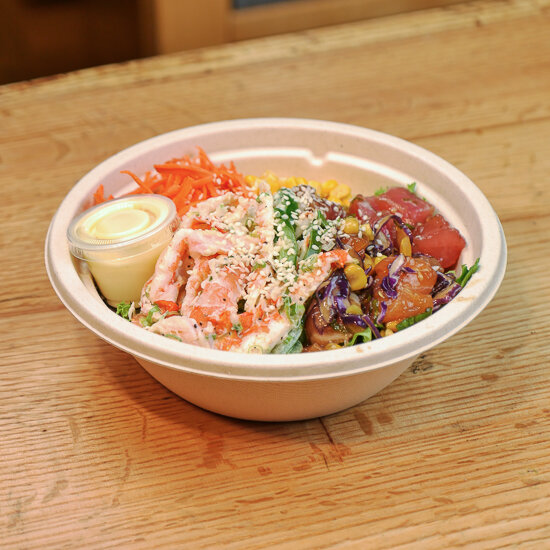 Poke Art - Fresh ingredients and made to order— and honestly so delicious.  We are open till 9 PM! #pokebowl #healthyfood #healthylifestyle #fresh #956
