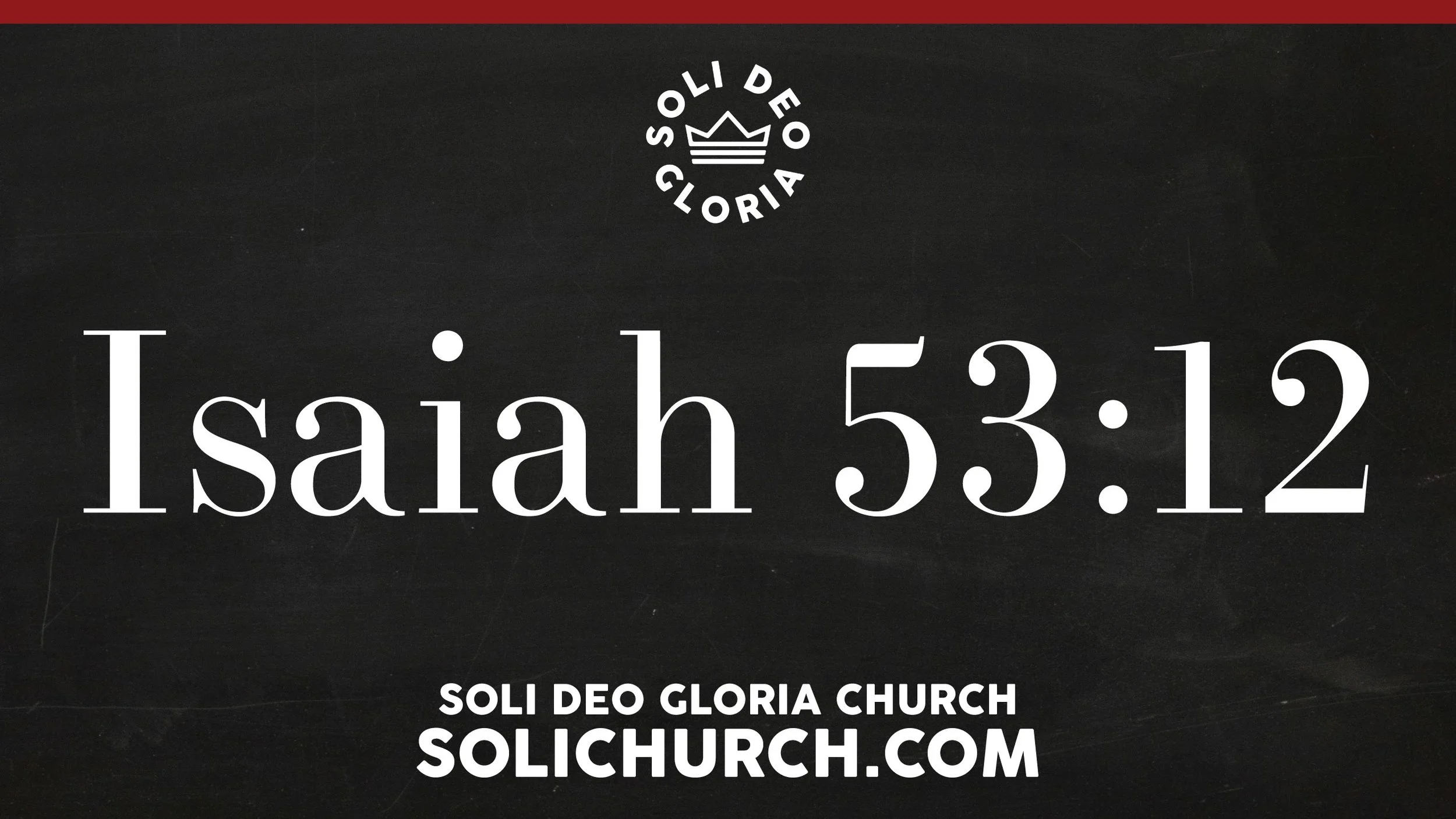 Isaiah 53:12 - Pastor David Deutsch