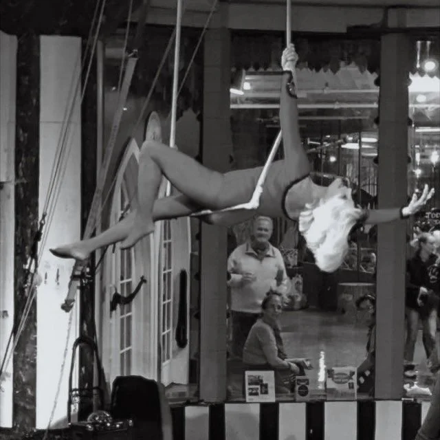 Bunny Herring on the Trapeze