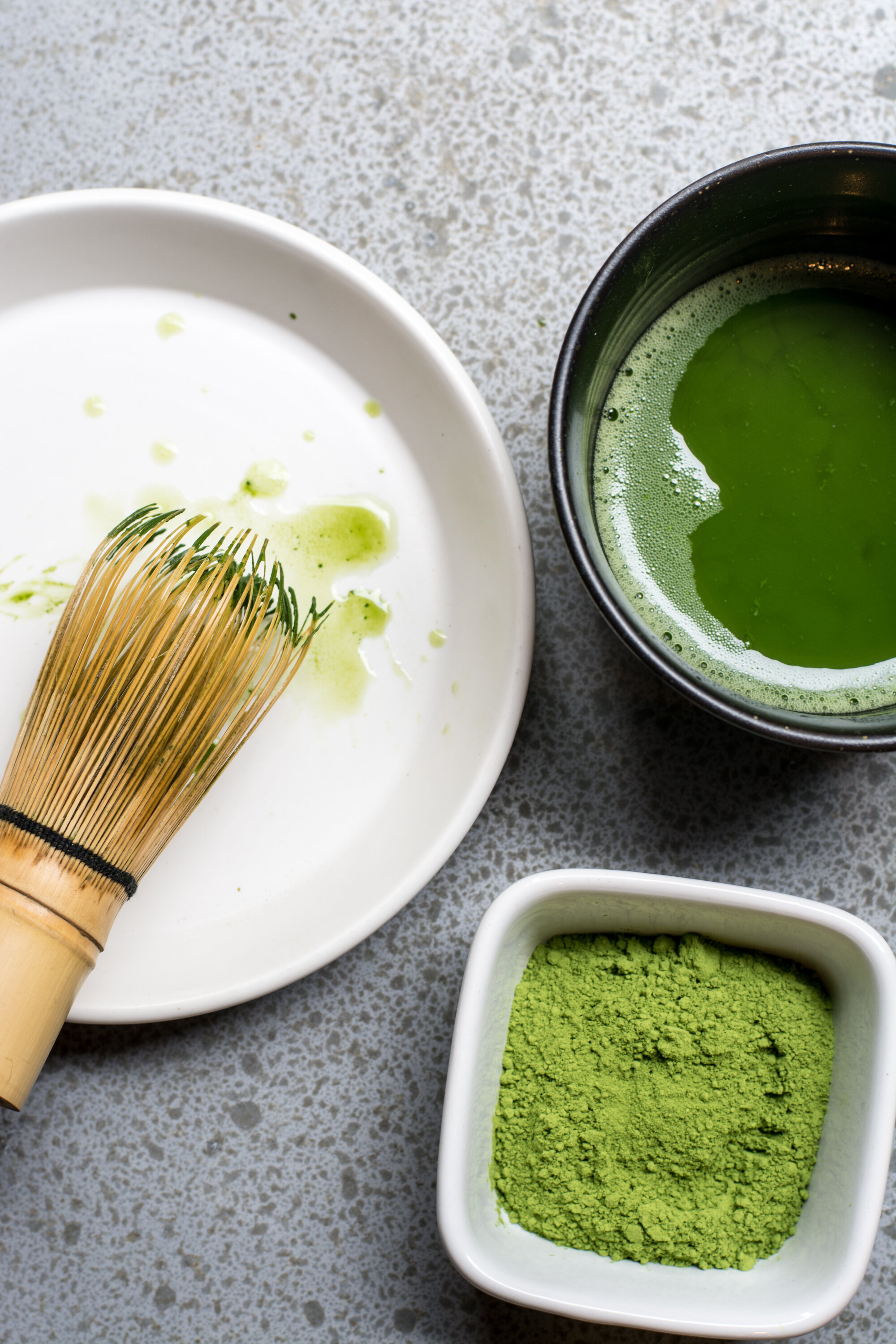 Matcha green tea is filled with antioxidants that are helpful for healing from uterine fibroids.