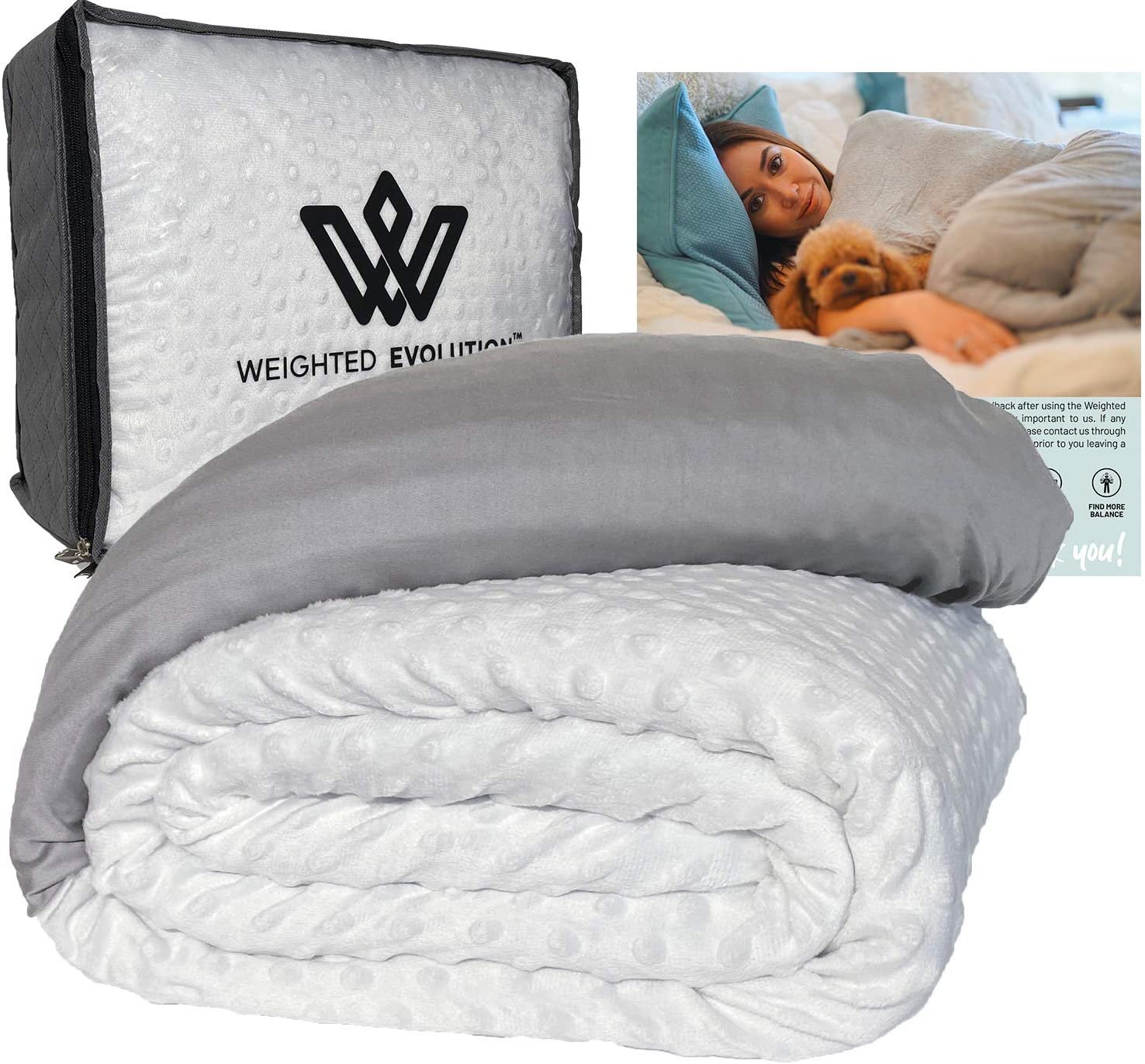 Weighted Blanket - Weighted blankets can help promote relaxation and provide weighted stimulation for a calming experience.