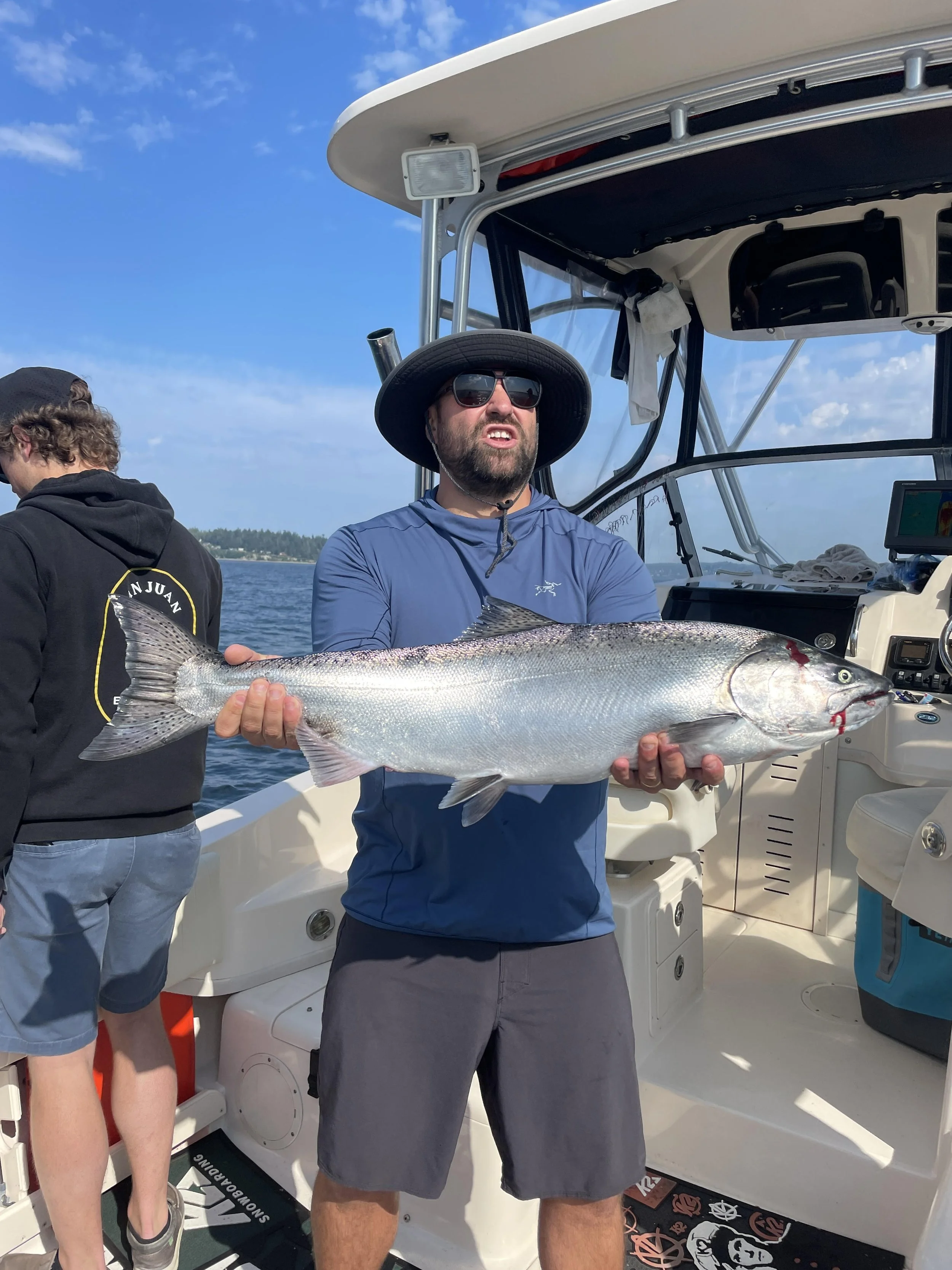 Hatchery Chinook finishes strong! Ocean Coho are on there way — Wind ...