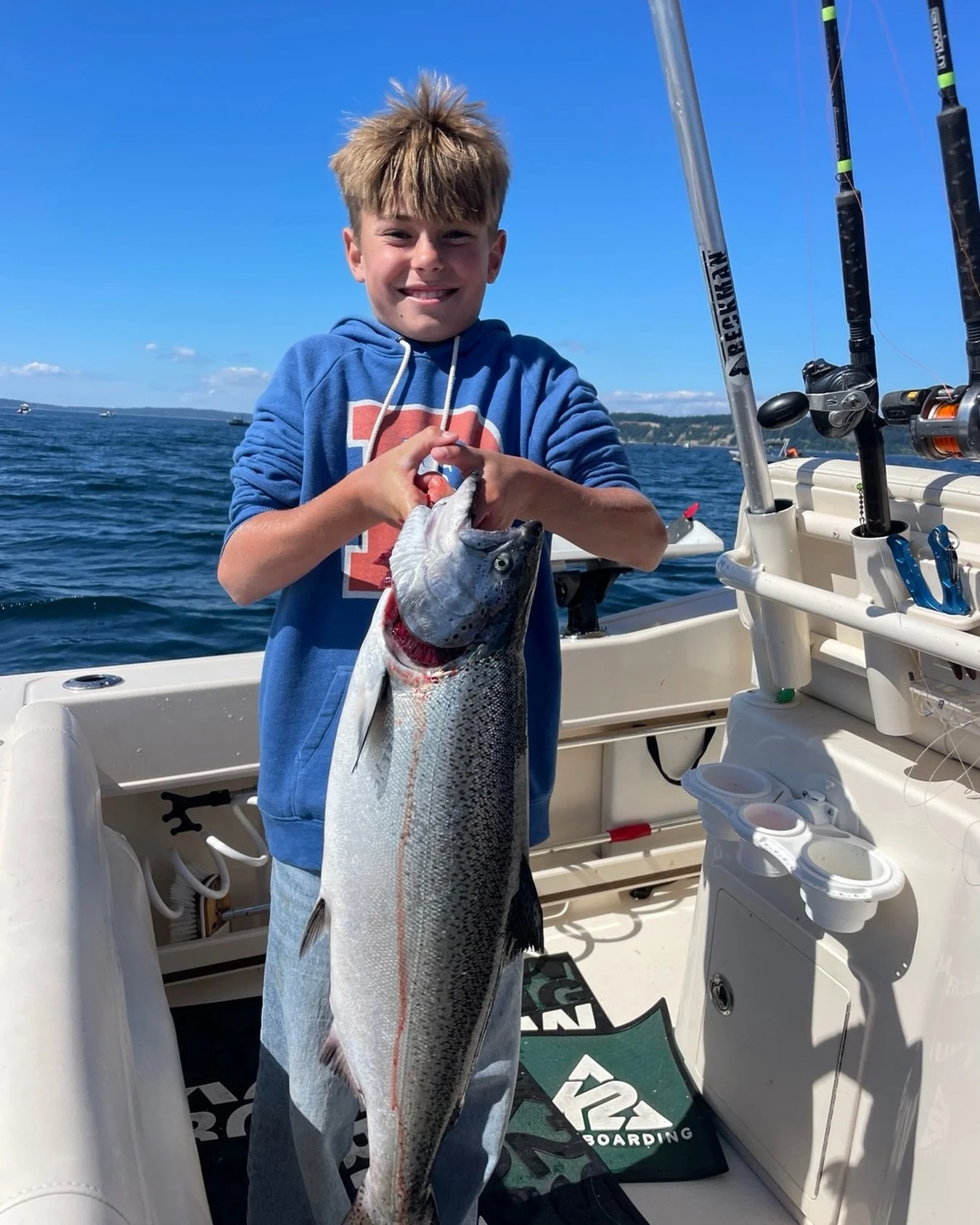 Colorado gets it done on the sound! #salmonseattle.com #chinook #visitseattle