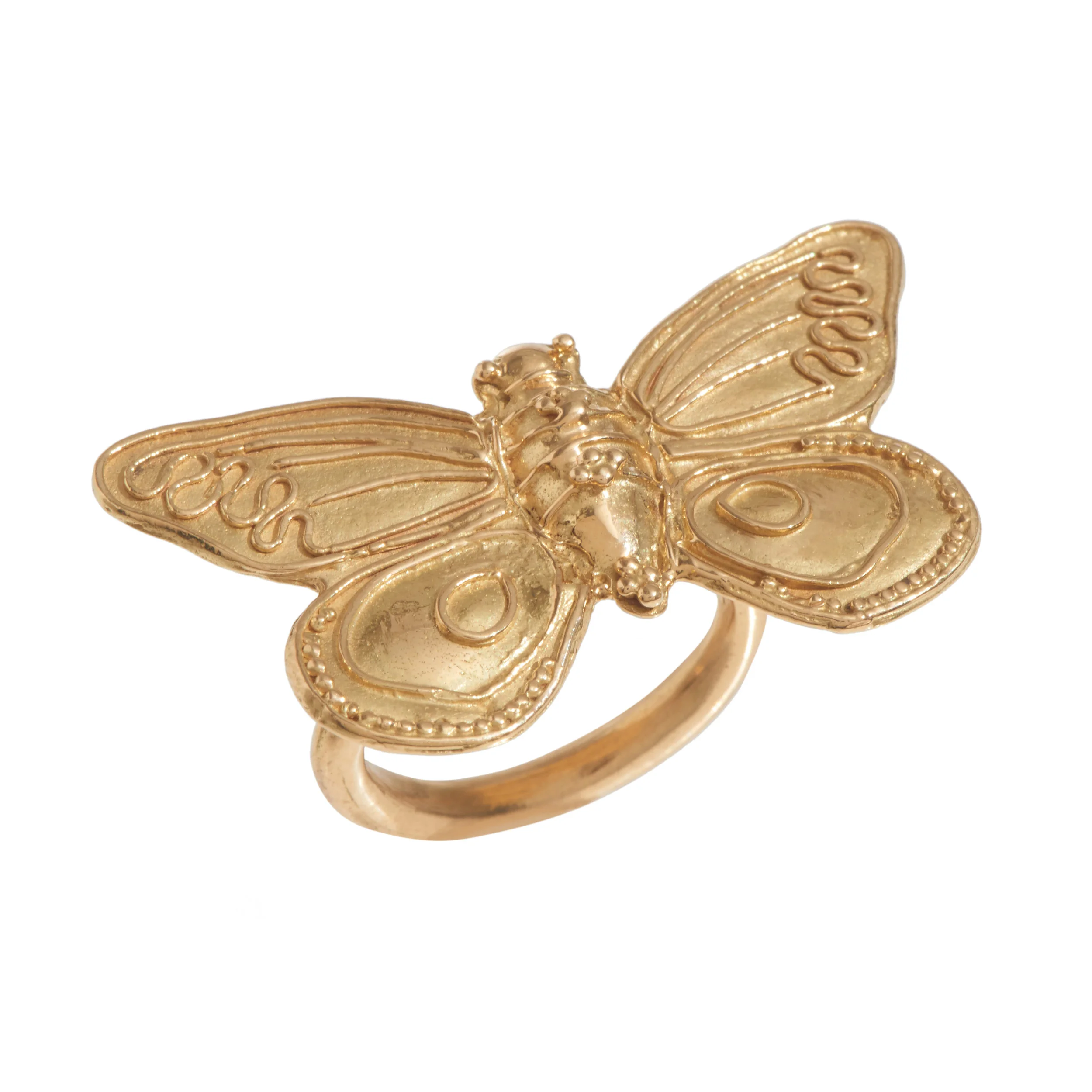 18K Butterfly Ring