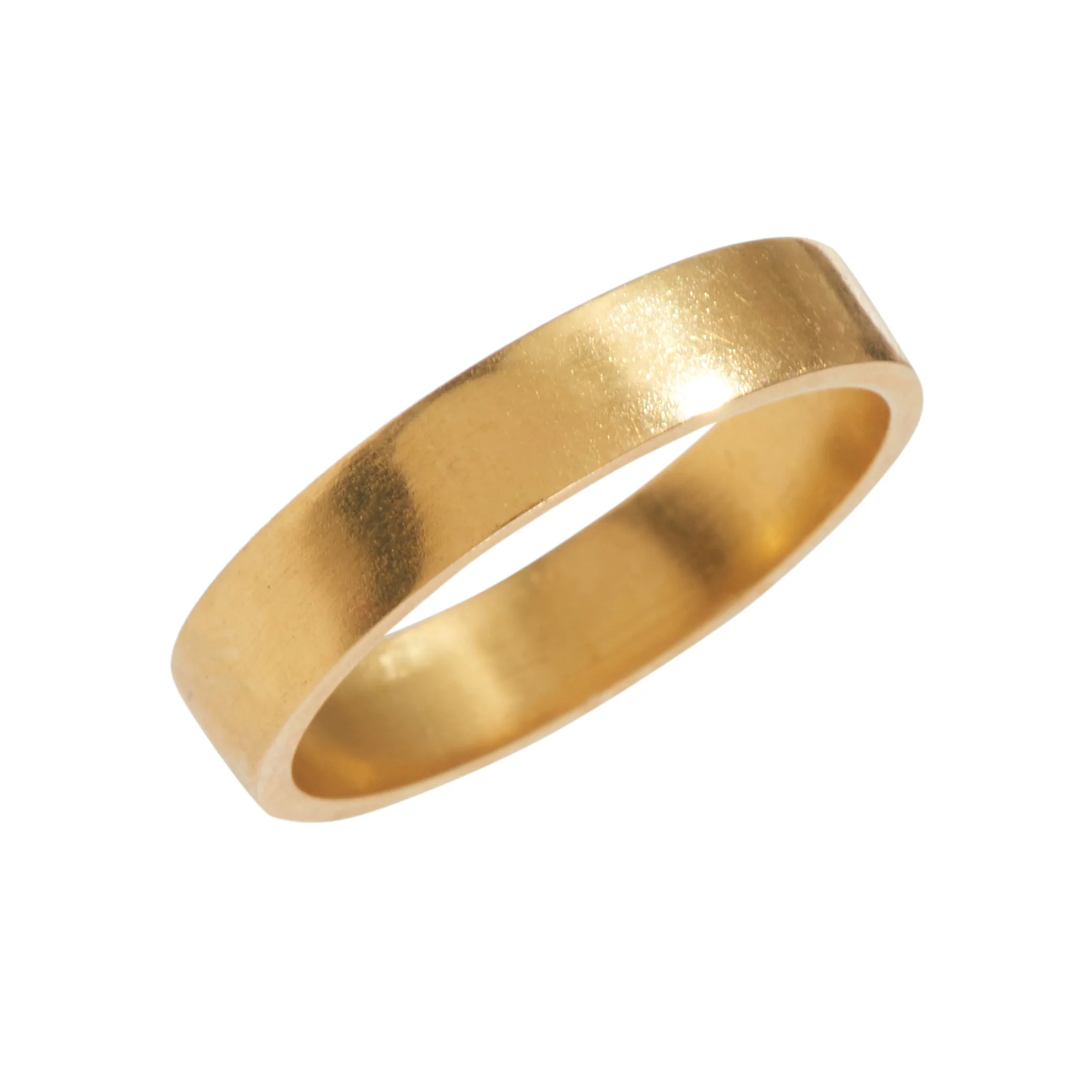 20K Modern Thin Band