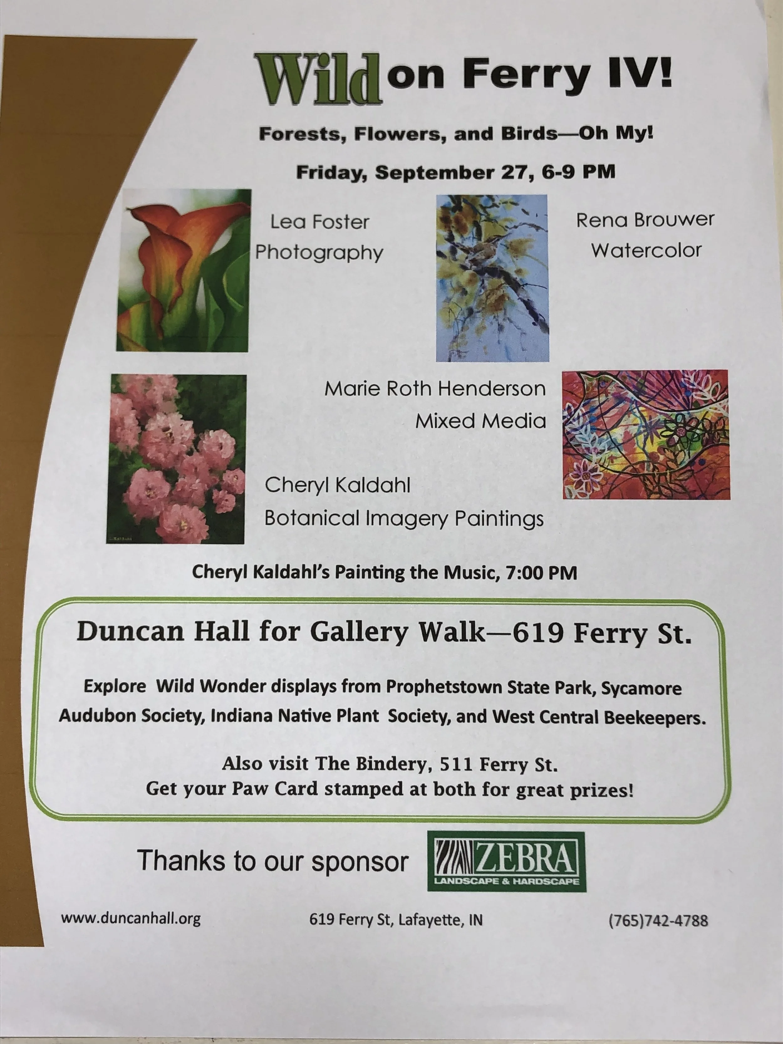 WILD ON FERRY GALLERY WALK