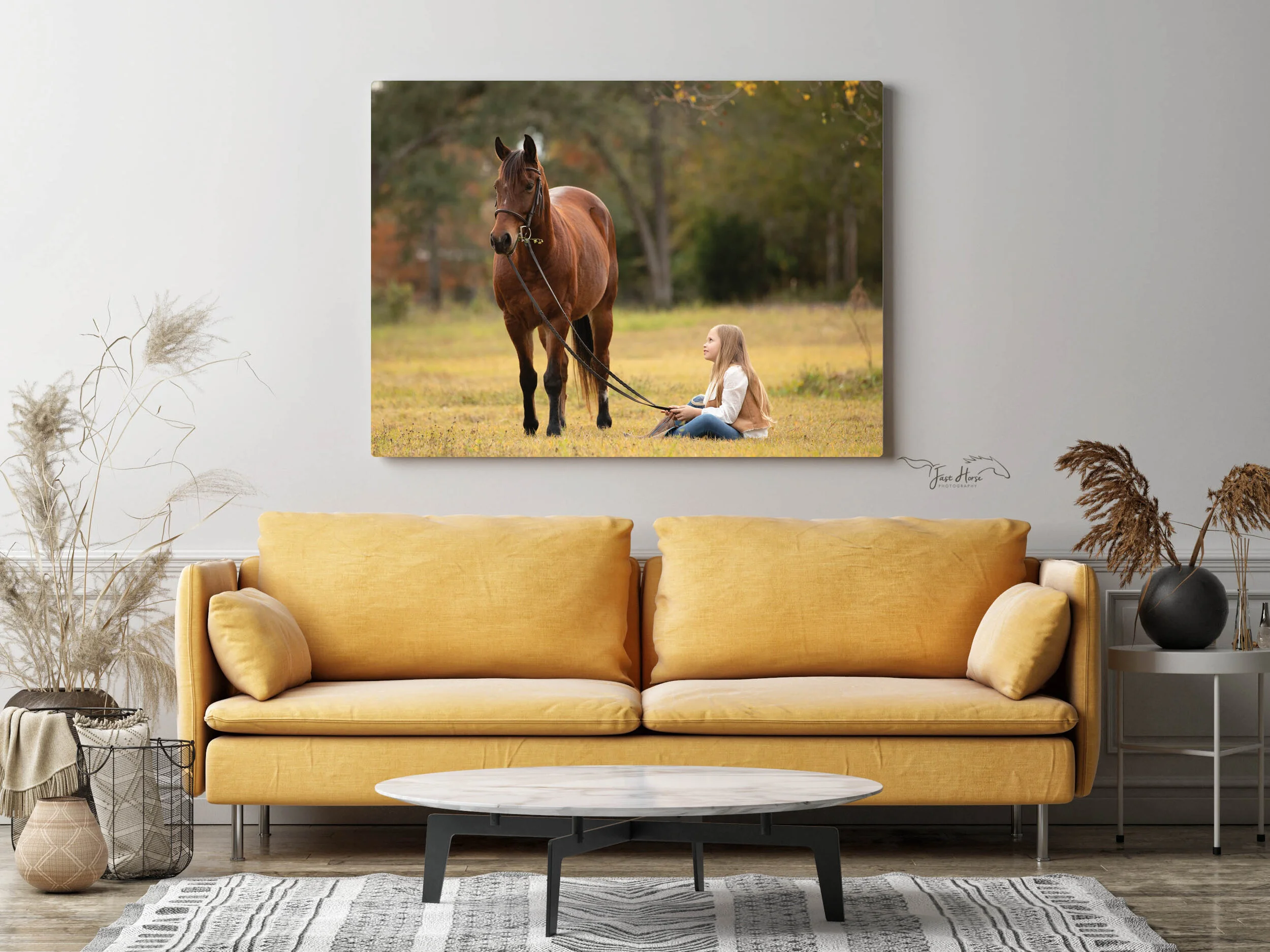 Metal v.s. Canvas, Which One is Right for Your Equine Wall Art?