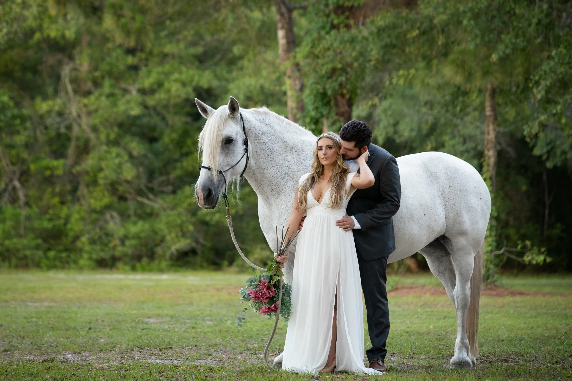 Avery and Kiefer/ Equestrian Engagement Session/ Middleburg, Florida