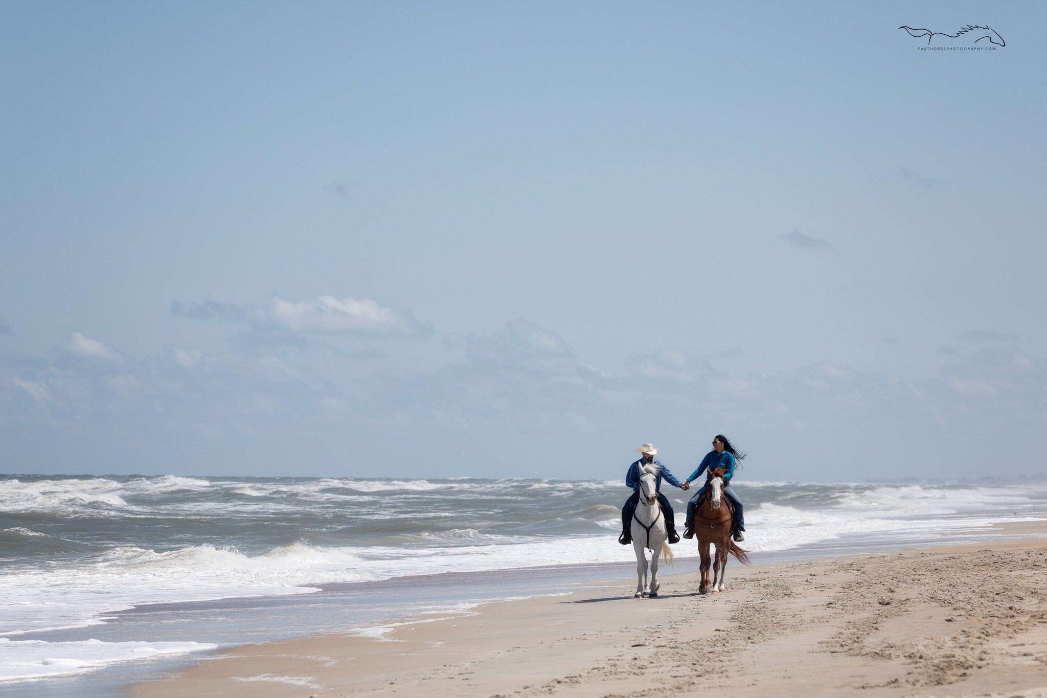 It's Star Wars Day so with that in mind, May the 4th be with you! 

How adorable are these four on the beach? Jessie and Vivien riding Ace and Cash and enjoying a cute little moment down the beach together. 

Taken during our Cowgirls with Cameras Eq