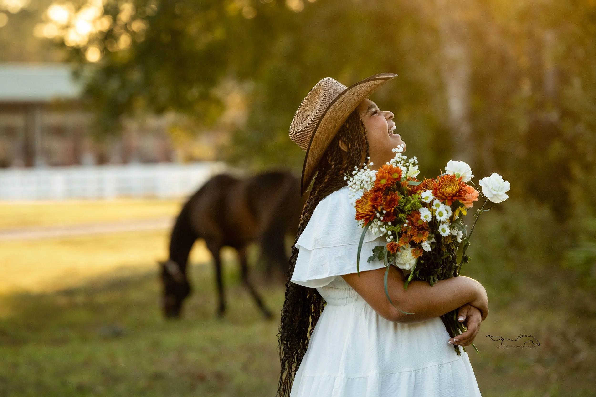 A Beautiful Equestrian Senior Session at Star 4 Equestrian