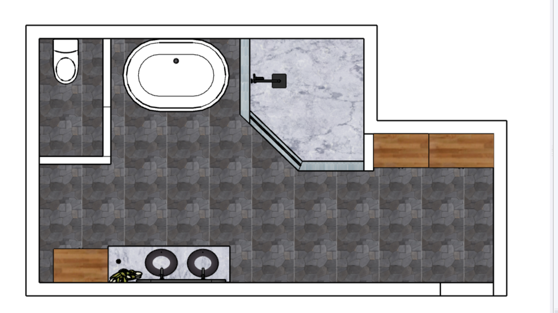 Renderings with texture to give you a better feel of how your house will feel