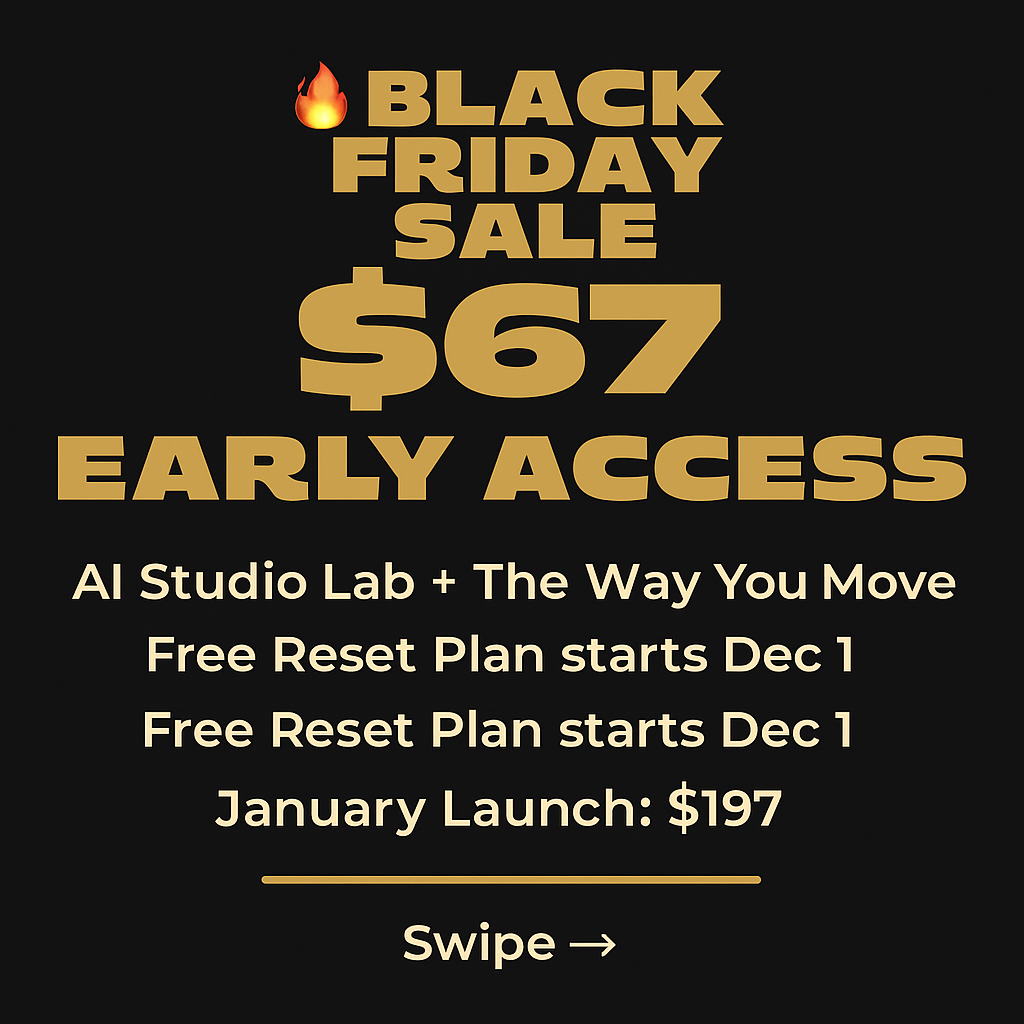 Black Friday Offer — Studio Lab Access
