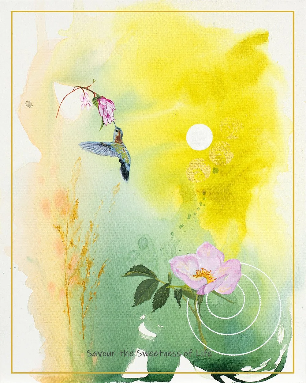 Savour the Sweetness of Life (8" x 10")