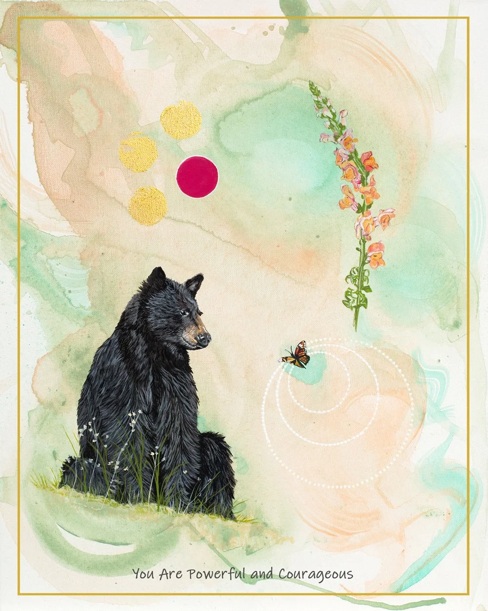 You are Powerful and Courageous (8" x 10")