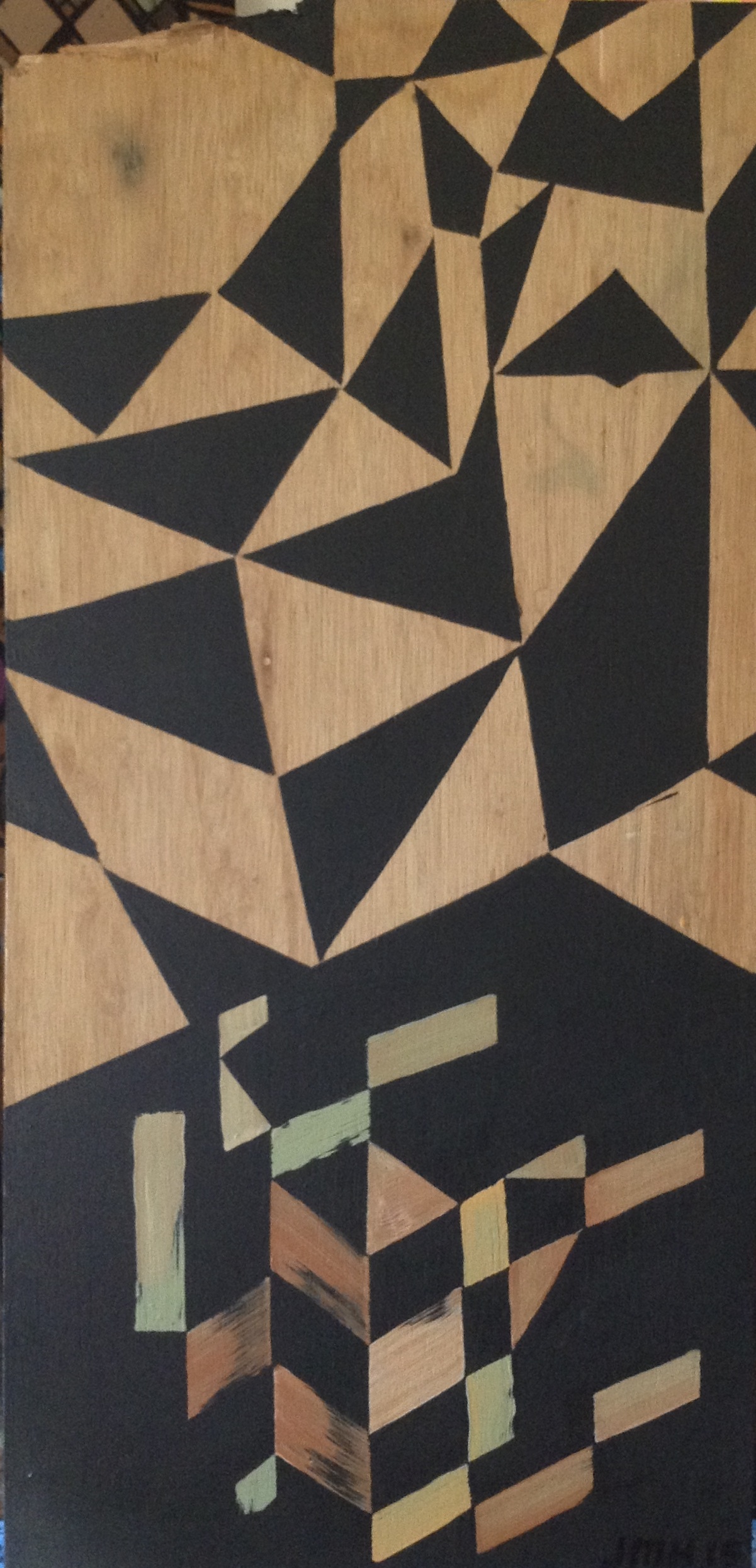  Acrylic on wood, 2015 