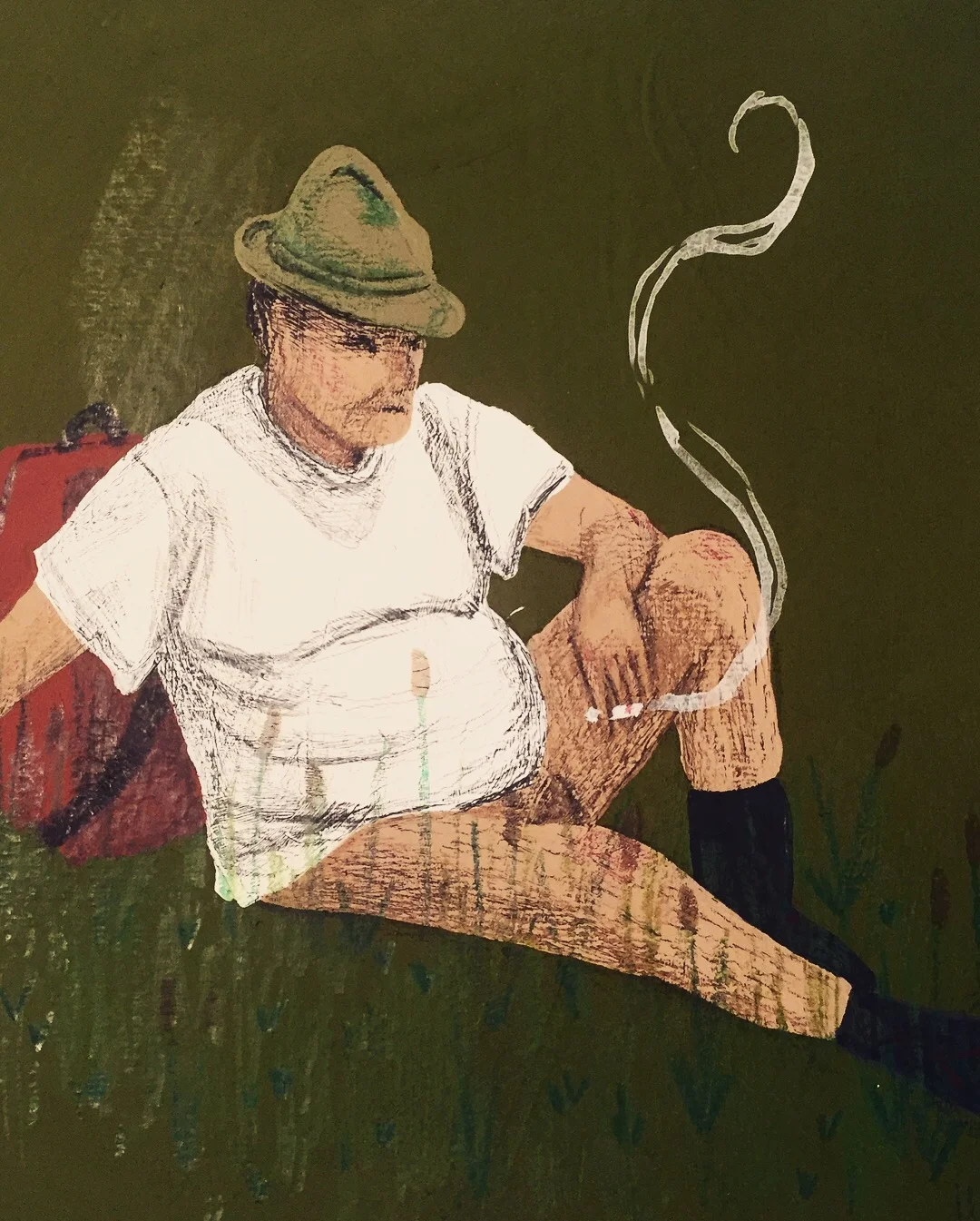  Mixed media  Spot illustration 