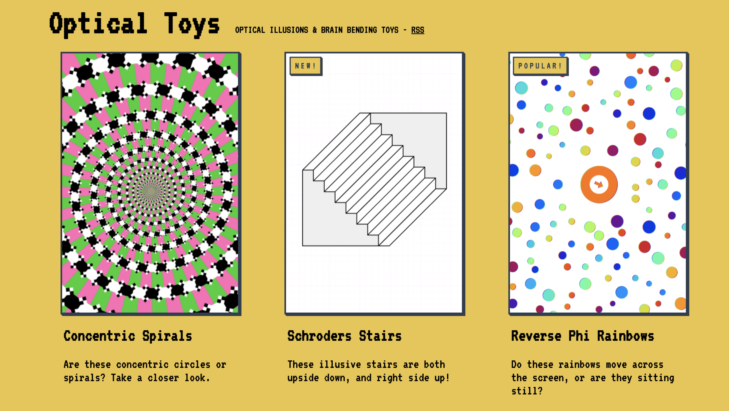 Optical toys