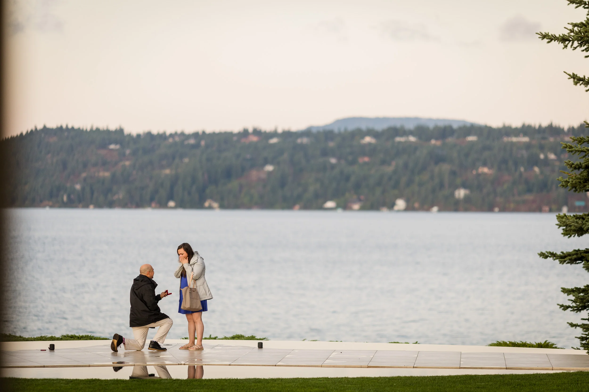 Coeur d'Alene Photographer: The Surprise Morning Engagement