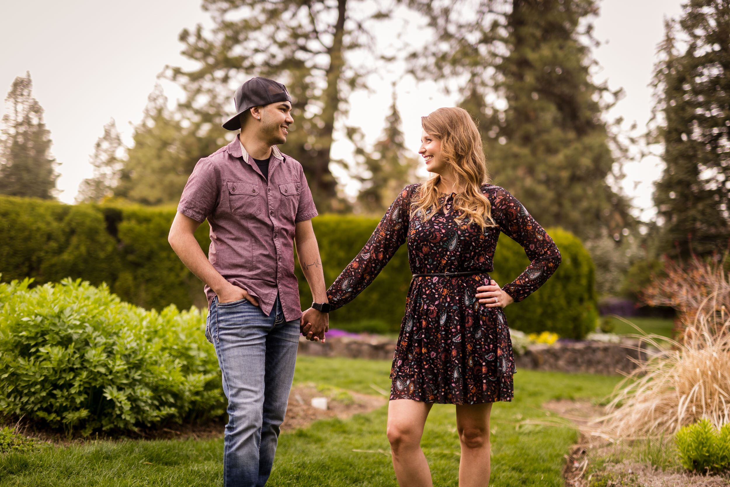 Spokane Photographer: Stephon & Maria's Manito Engagement — Looyenga ...
