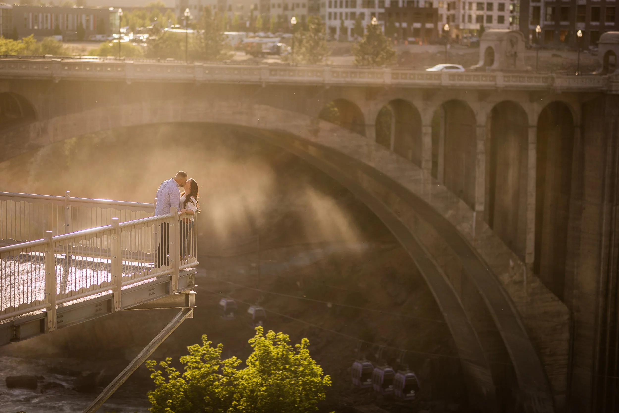 Engagement Downtown Spokane WA: Dan &amp; Cameran