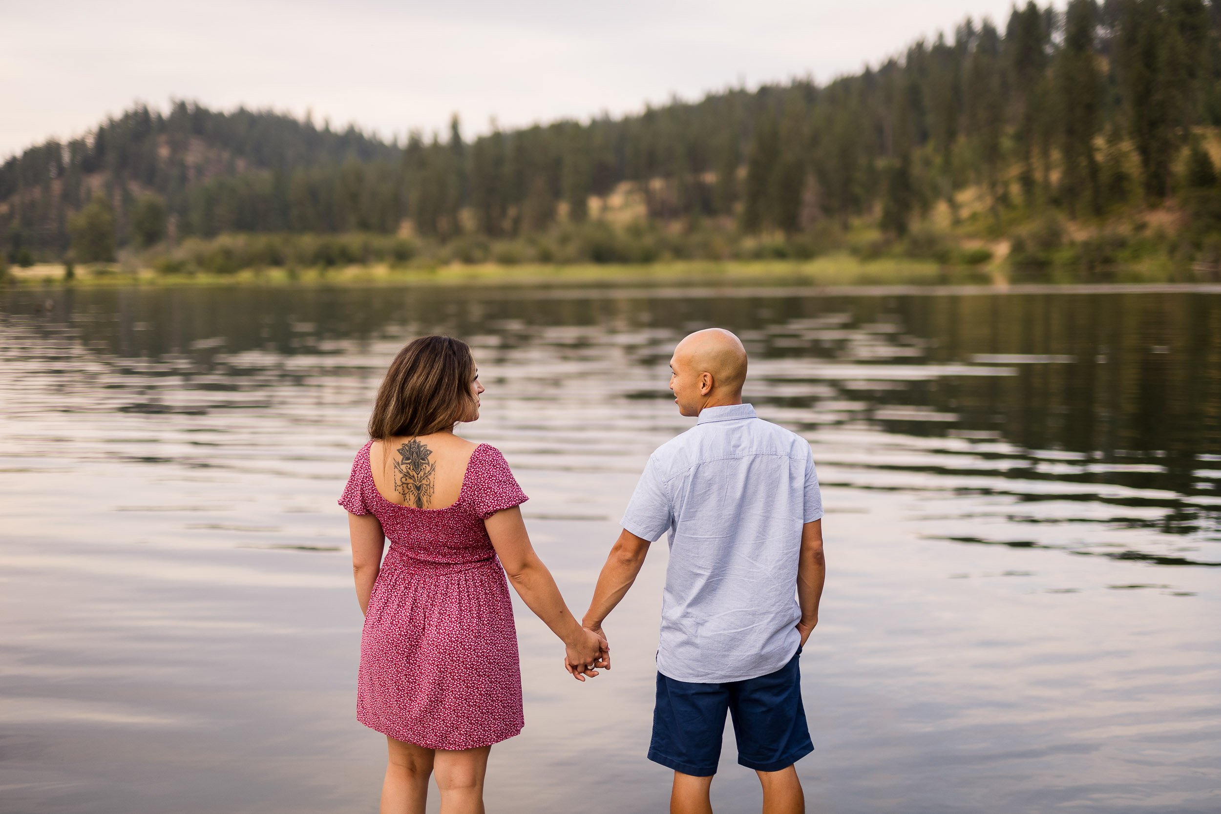 Coeur d'Alene Engagement: Si &amp; Jasmine