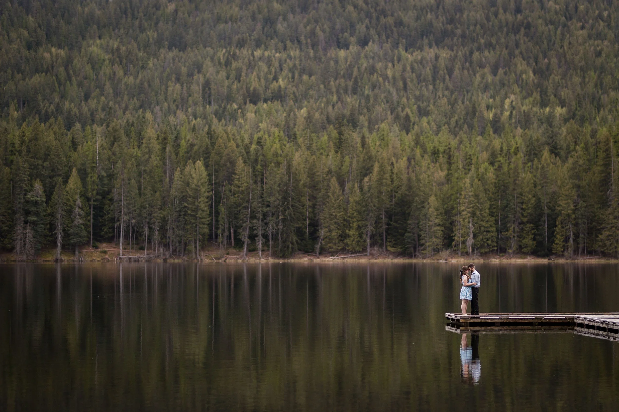 Dorian &amp; Renee's Mountain Lake Engagement