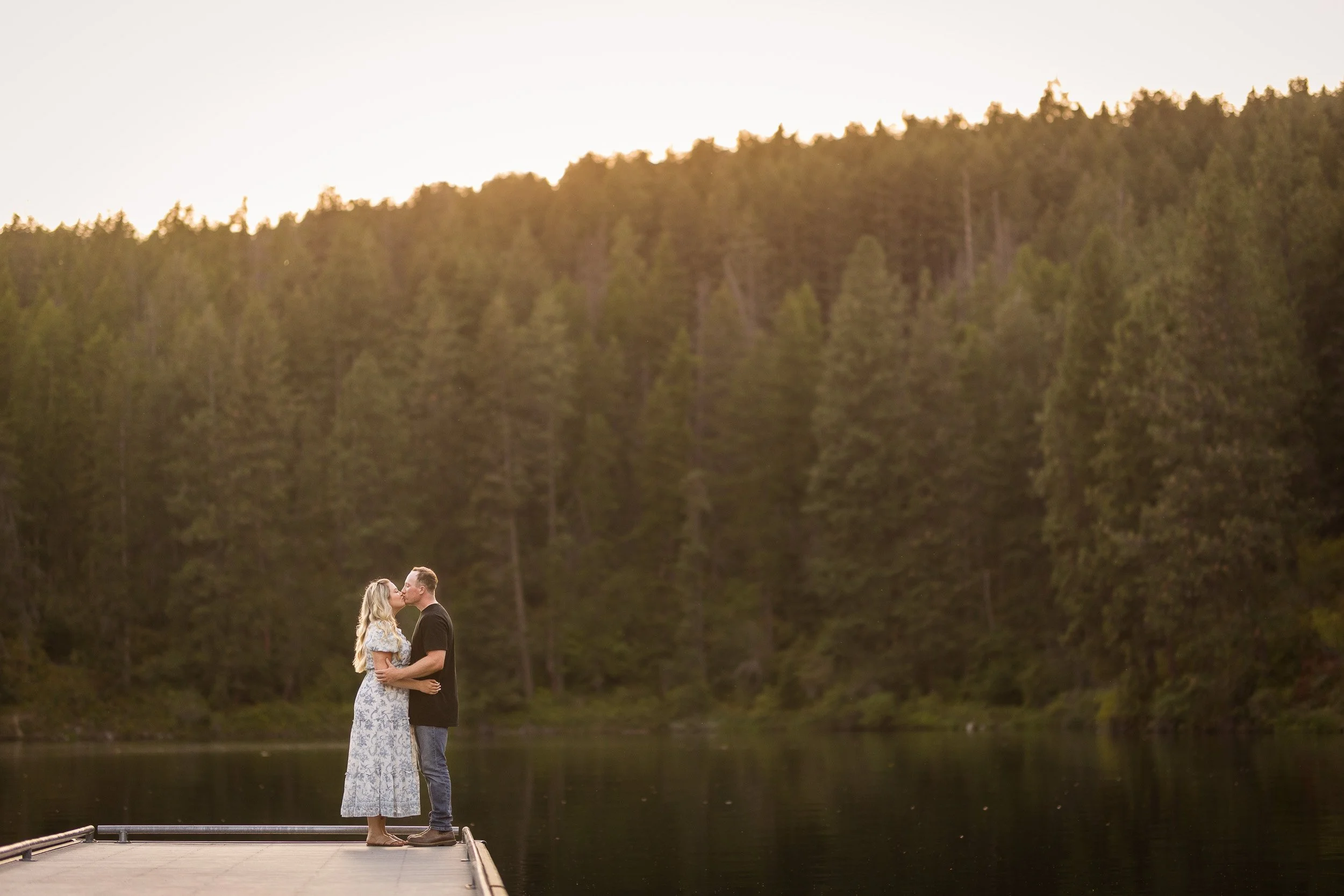 Austin and Kindal's Farragut State Park Engagement