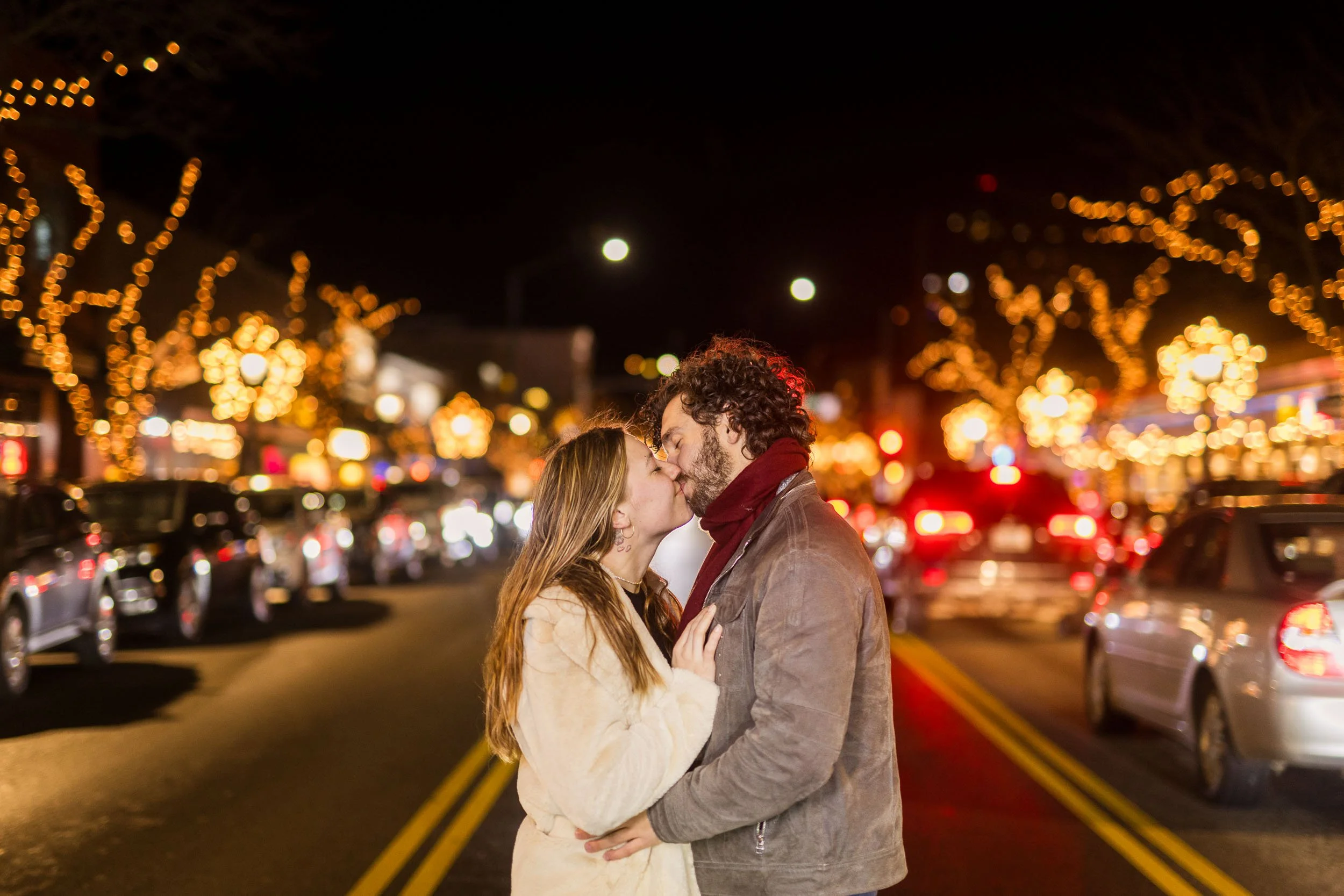 Jeremy and Luna's Christmas Engagement in Coeur d'Alene