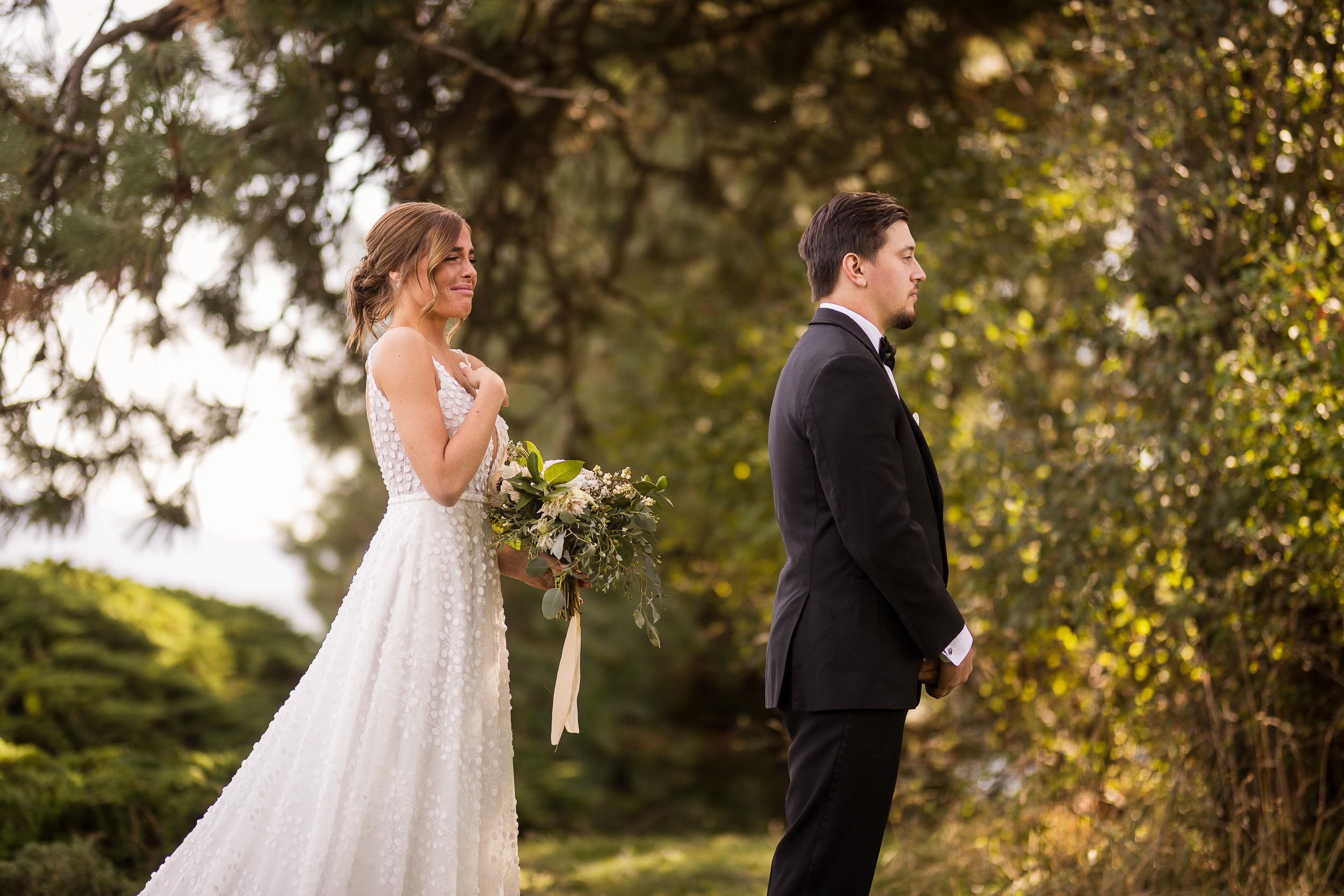 Bride and groom reveal at CDA Resort