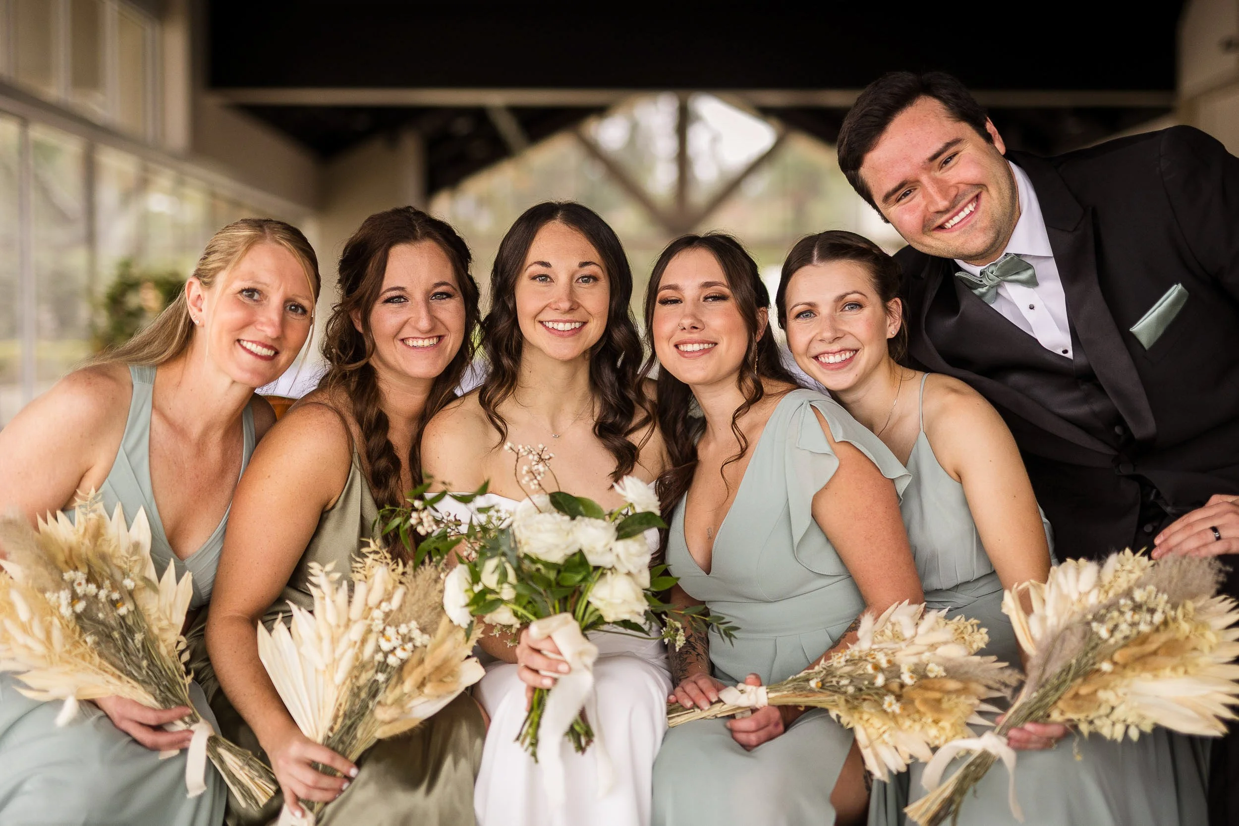 Bridal party in the HEC