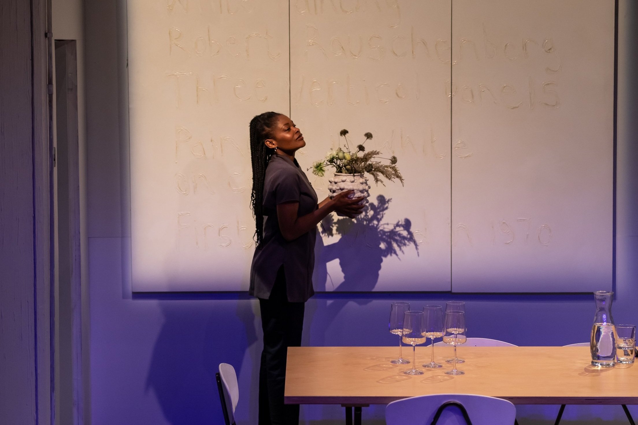   The White Card    Written by Claudia Rankine  Directed by Natalie Ibu  A  co-production between Northern Stage, Manchester HOME, Leeds Playhouse, Birmingham Rep and Soho theatre.   The White Card is a play that poses the question: can society progr