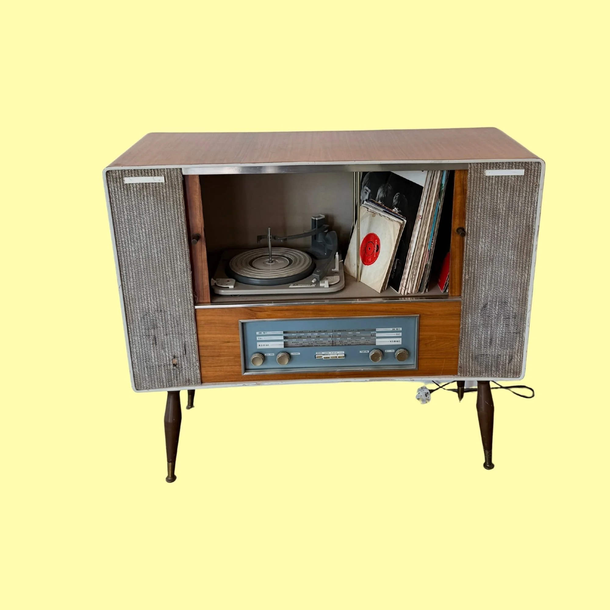 Vintage 1960s British radiogram - collection only