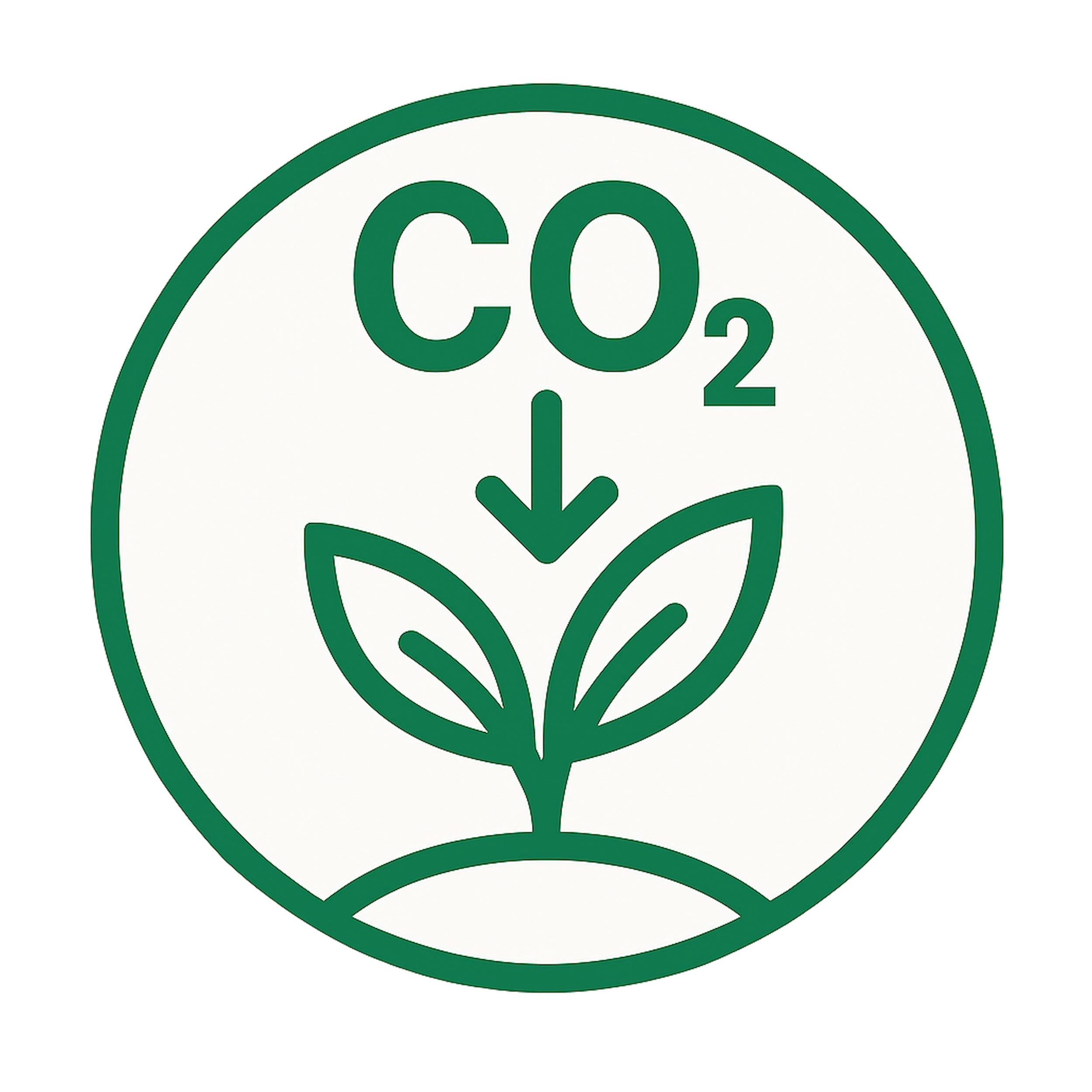 symbol för minskat klimatavtryck