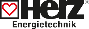 Herz Enerkieteknik logo with heart and text.