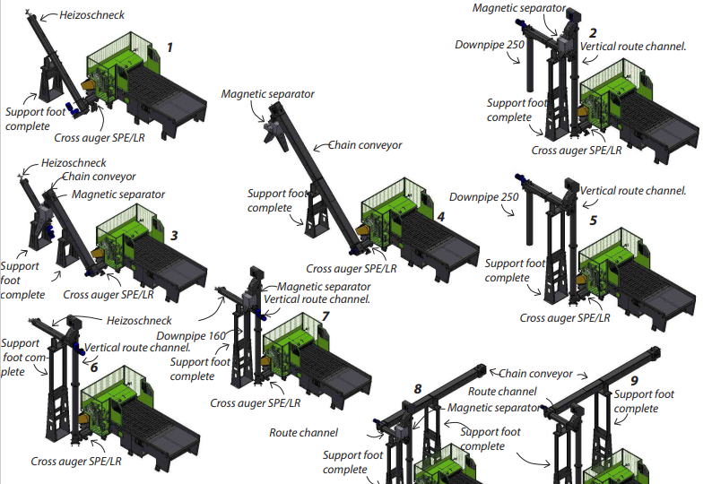 pallet shredder Heizomat for packaging