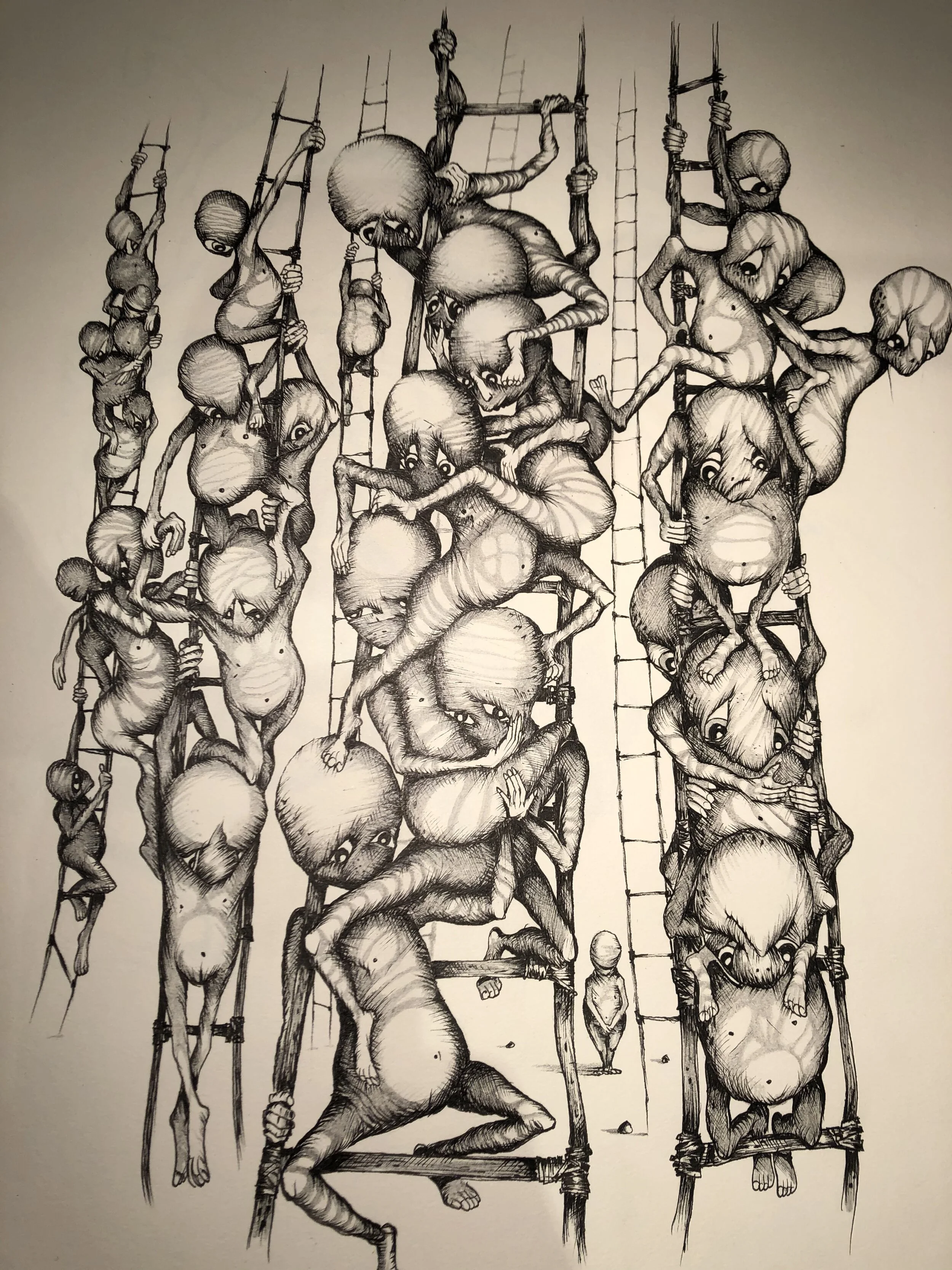 Fear Abstract Art