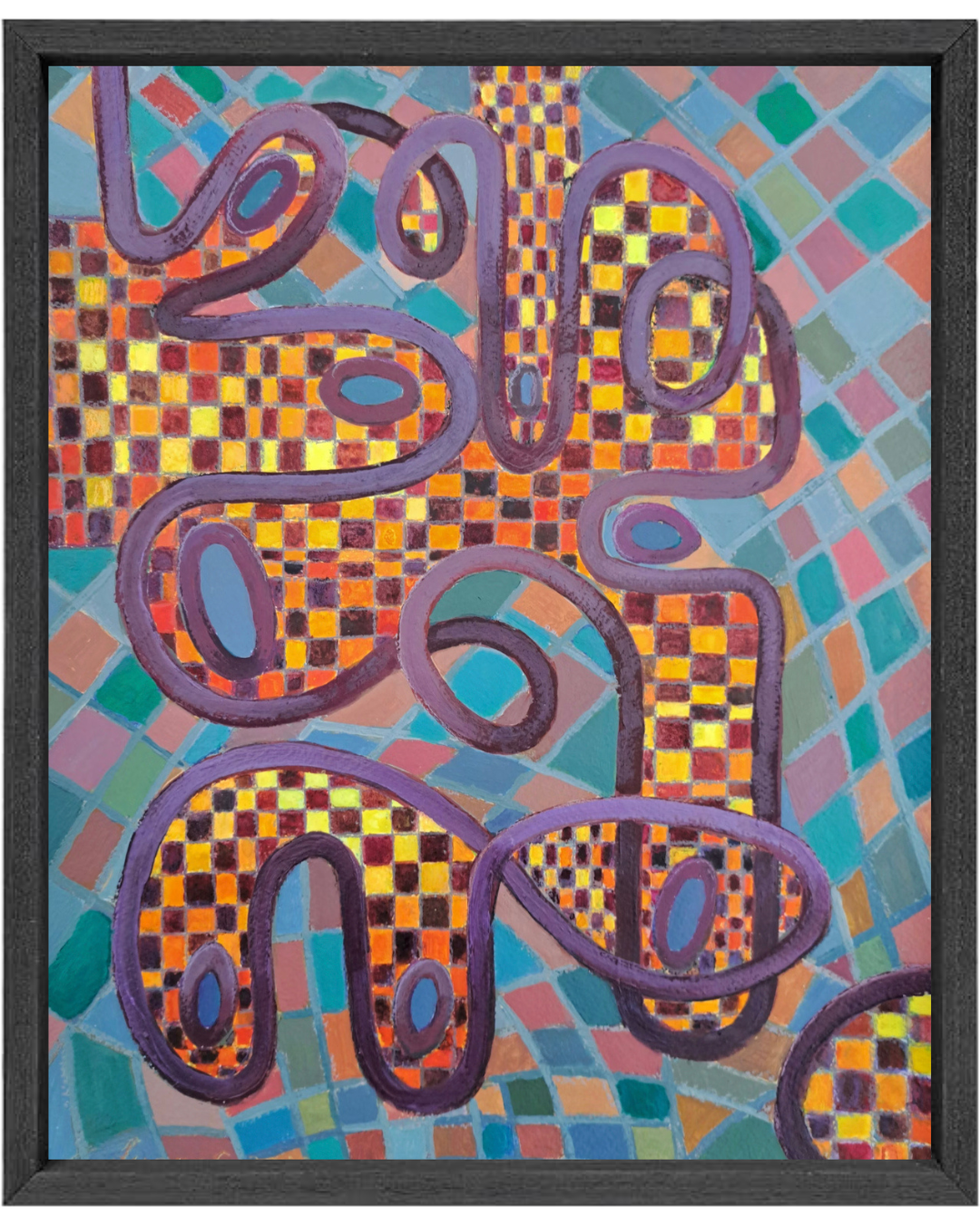 Luana Stebule - City's Lights from the Sky - 30 x 40cm (Copy) (Copy)