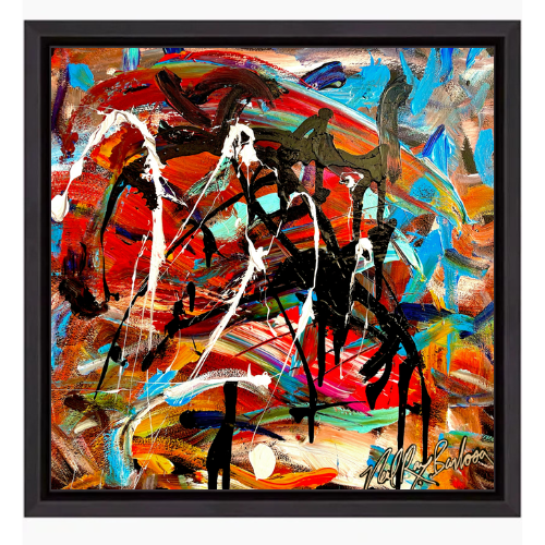 Neal Barbosa - Two Ducks - 60 x 60cm