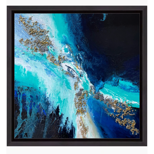  Julijana R. - Oceanic Rhapsody - 80 x 80 x 4cm