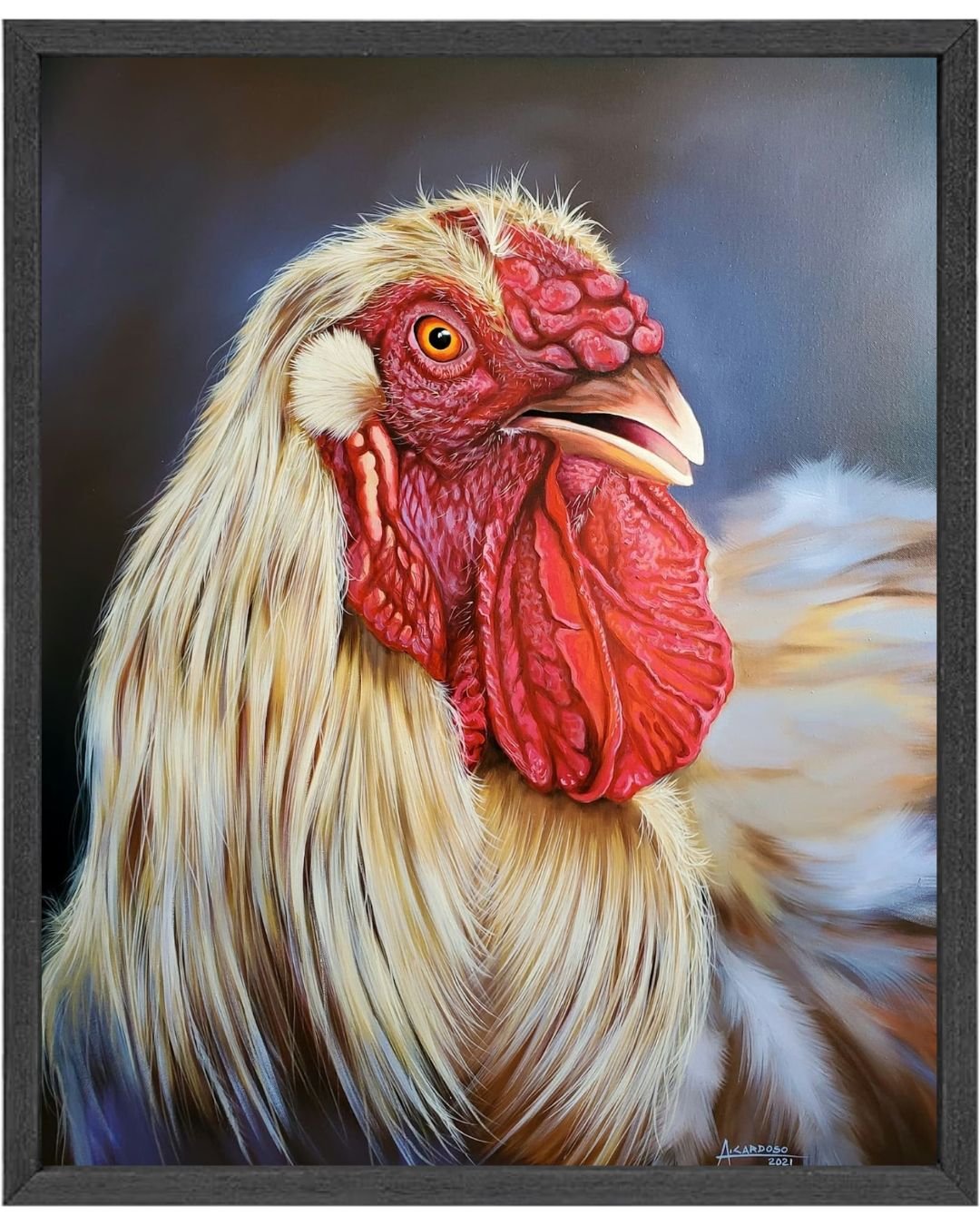 Alberto Cardoso - War Hero - 30 x 37in