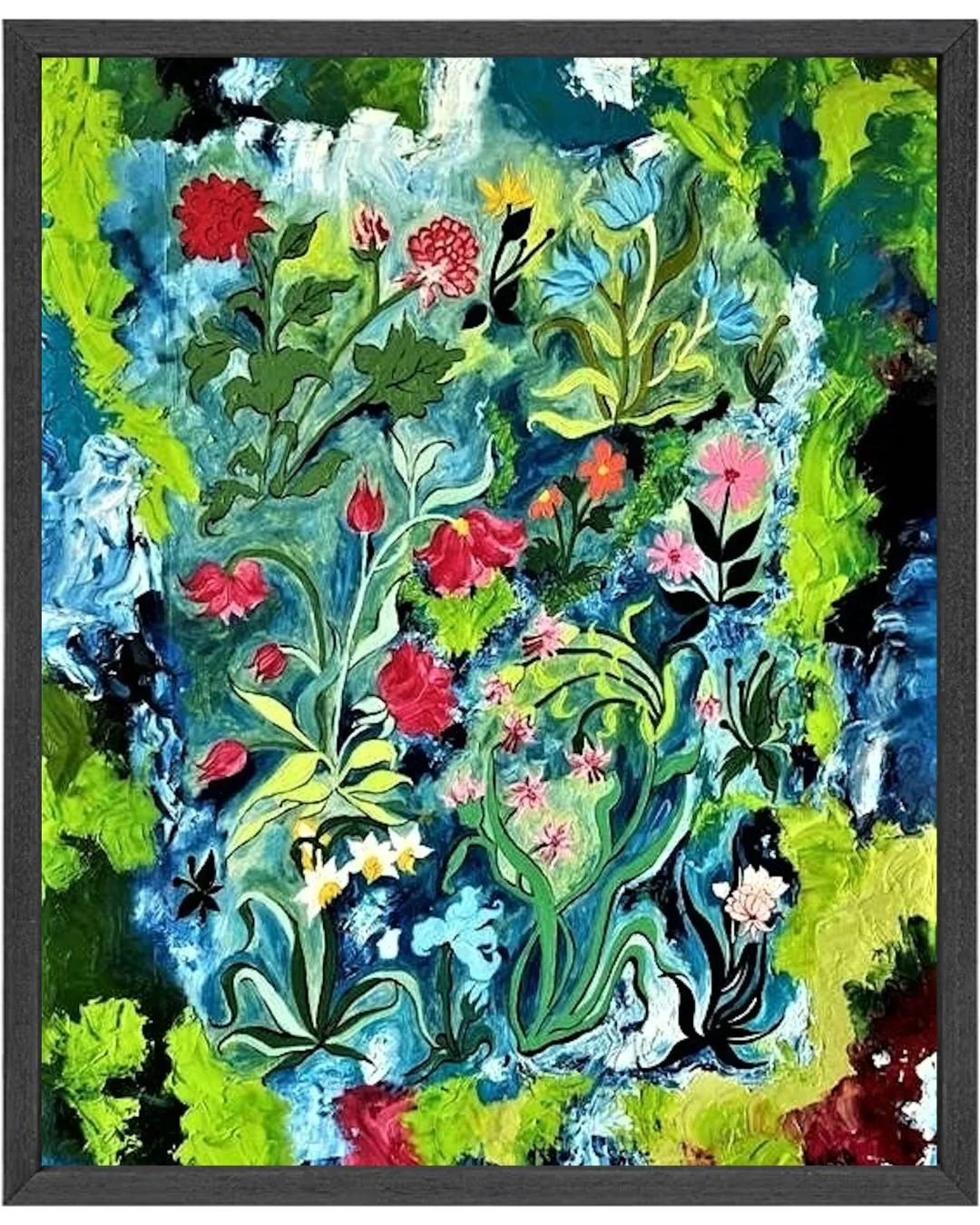 Abha - Flowers in Wild - 79 x 59cm