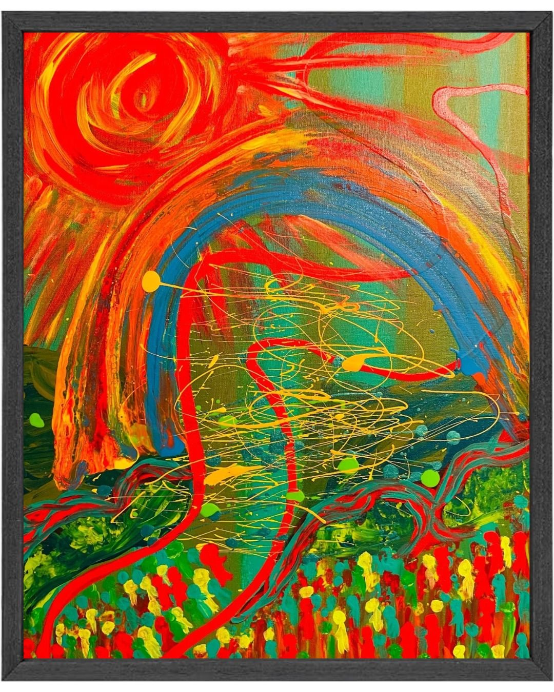 Loretta Pena - The Pursuit of Happiness - 18 x 24in