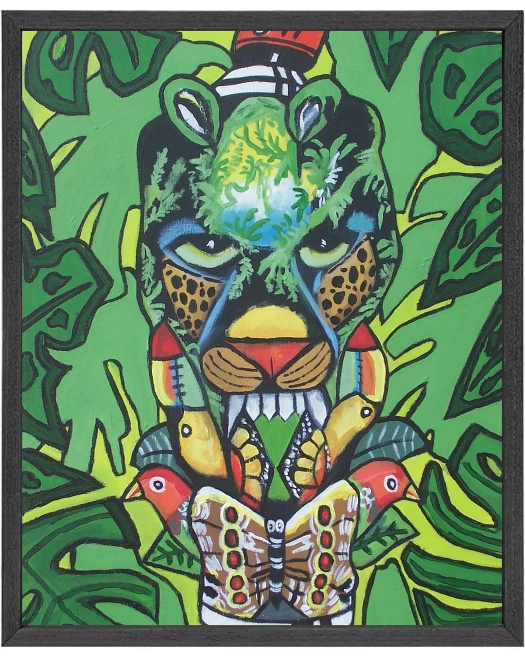 Angela Thouless - Costa Rica Spraycan - 30 x 40cm