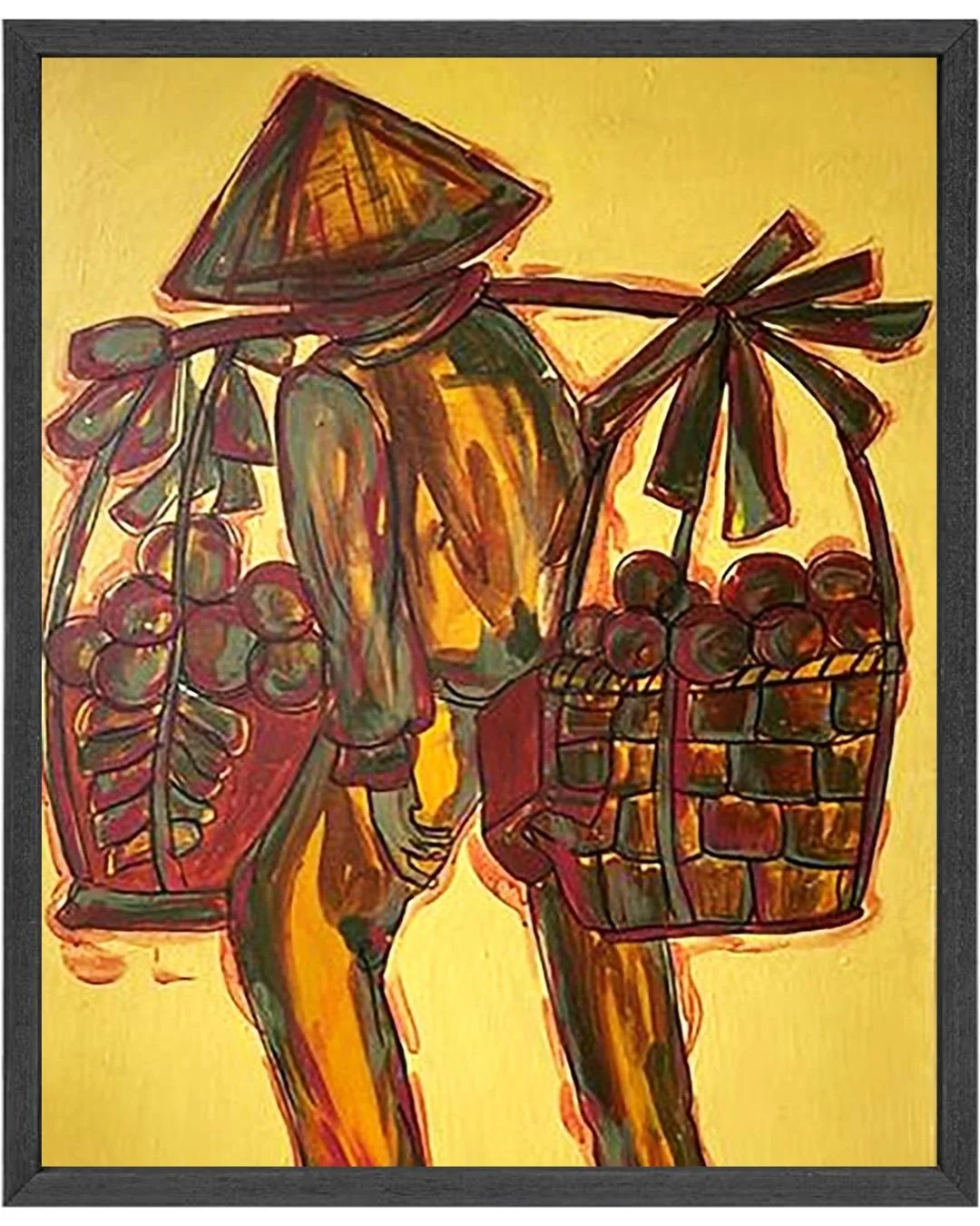 Abha - The vendor - 120 x 80cm