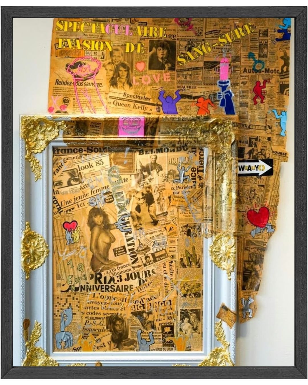 Ykstreetart - Libéré - 125 x 96cm