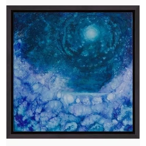 Kathleen Redly - Snowy Night Sublime - 30 x 30 x 1.8cm