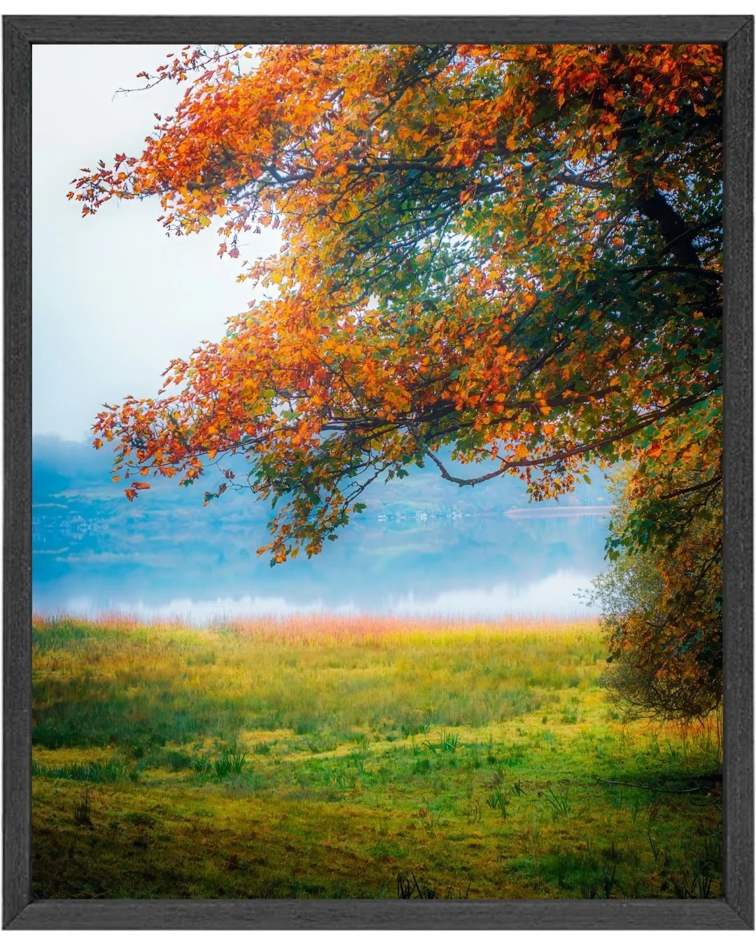 James A. Truett - Autumn Mist at Killone Lough - 102 x 76cm