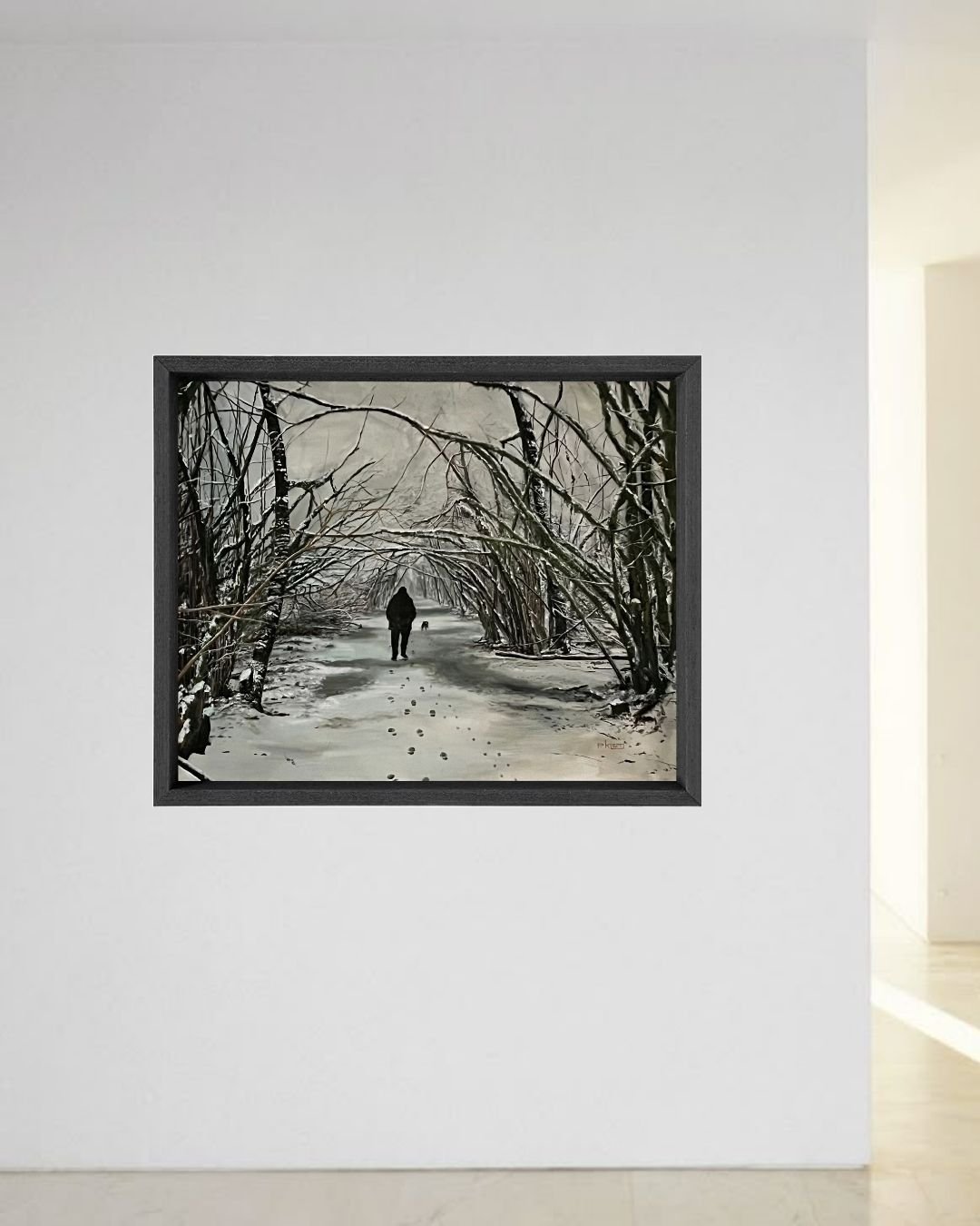 Abstract Footsteps Tracing Footsteps — Abstract Art Gallery - Paintings for Sale Online