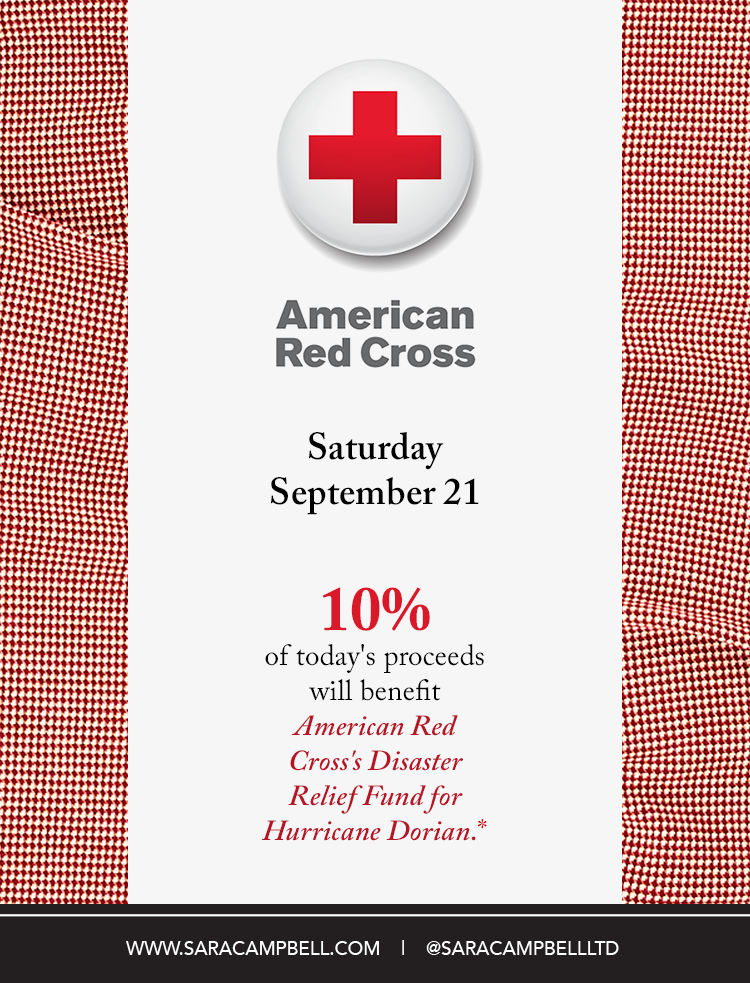 Shop &amp; Support the American Red Cross's Disaster Relief Fund for Hurricane Dorian.